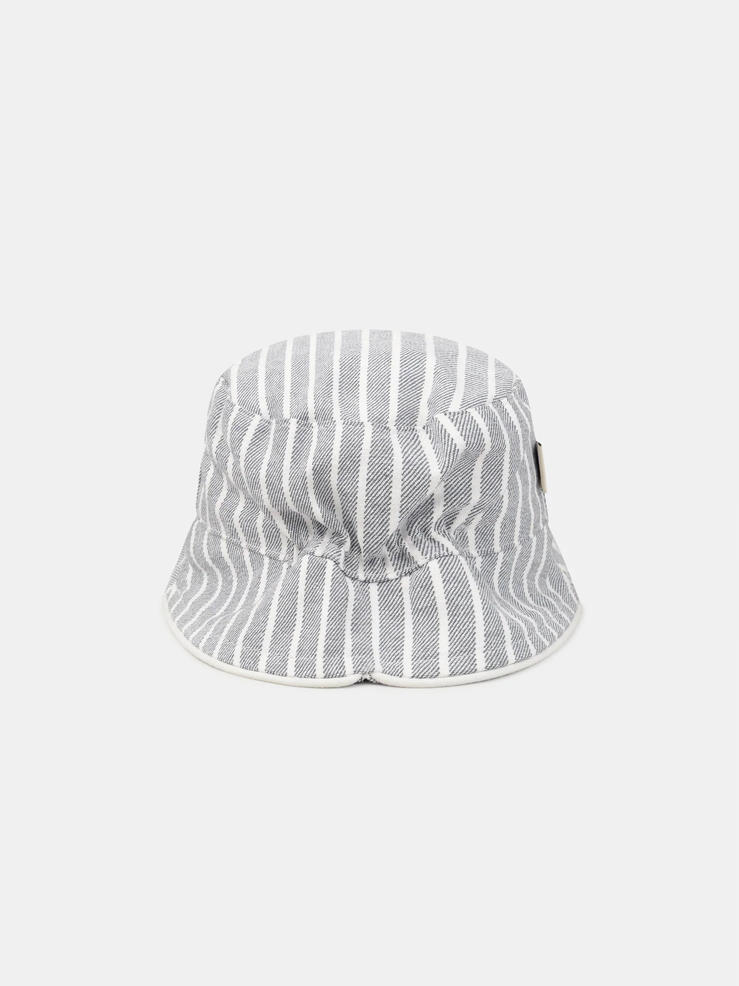 Chapeau gris à rayures écrues Bébé Garçon - Image 5