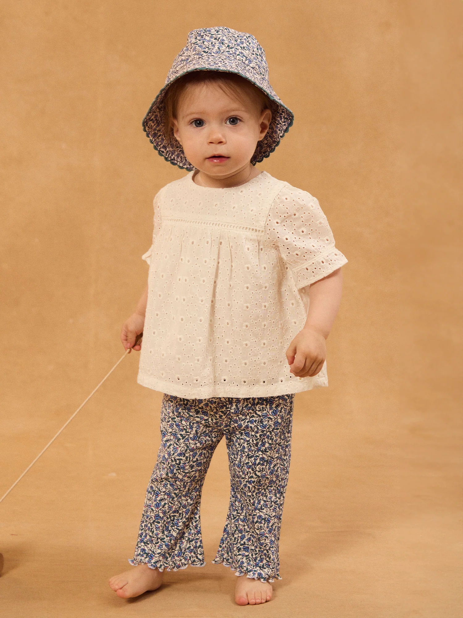 Chapeau imprimé fleuri Bébé Fille - Image 3
