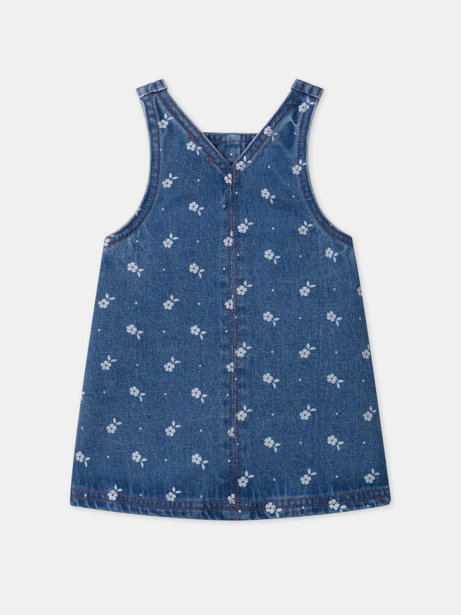 Chasuble en denim floral - Image 4