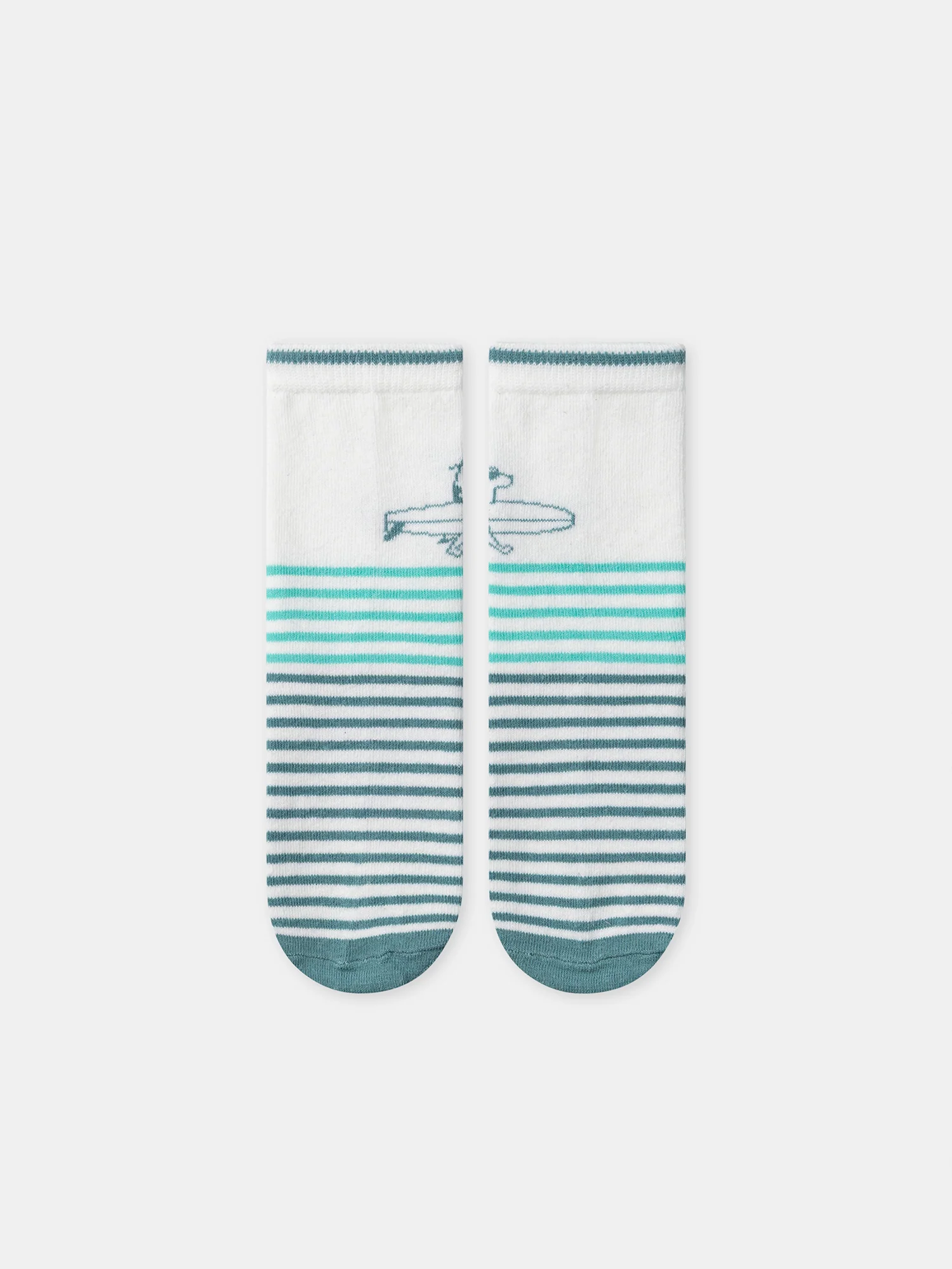 Chaussettes à rayures vertes Garçon - Image 2