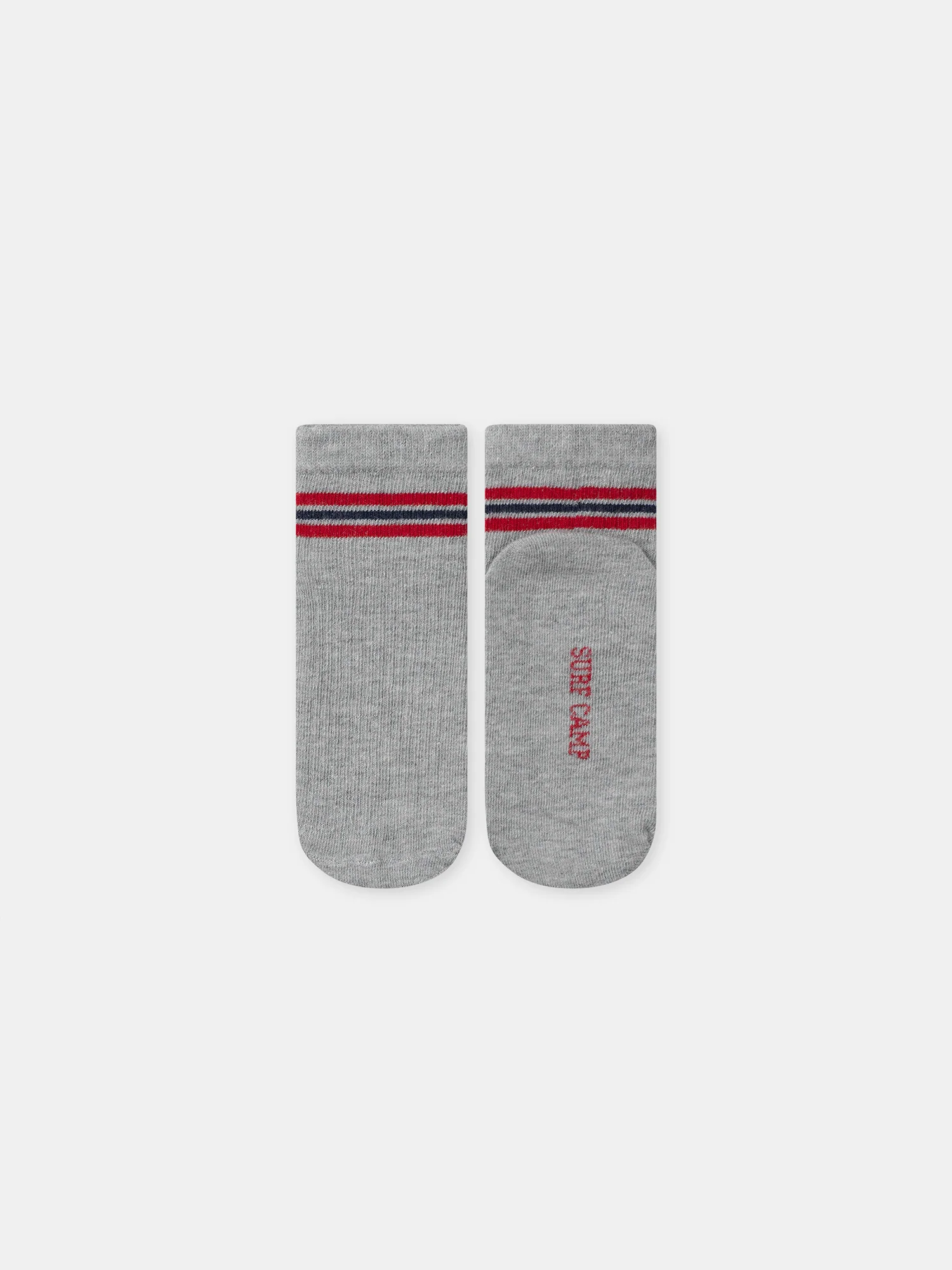 Chaussettes basses gris chiné Garçon - Image 3