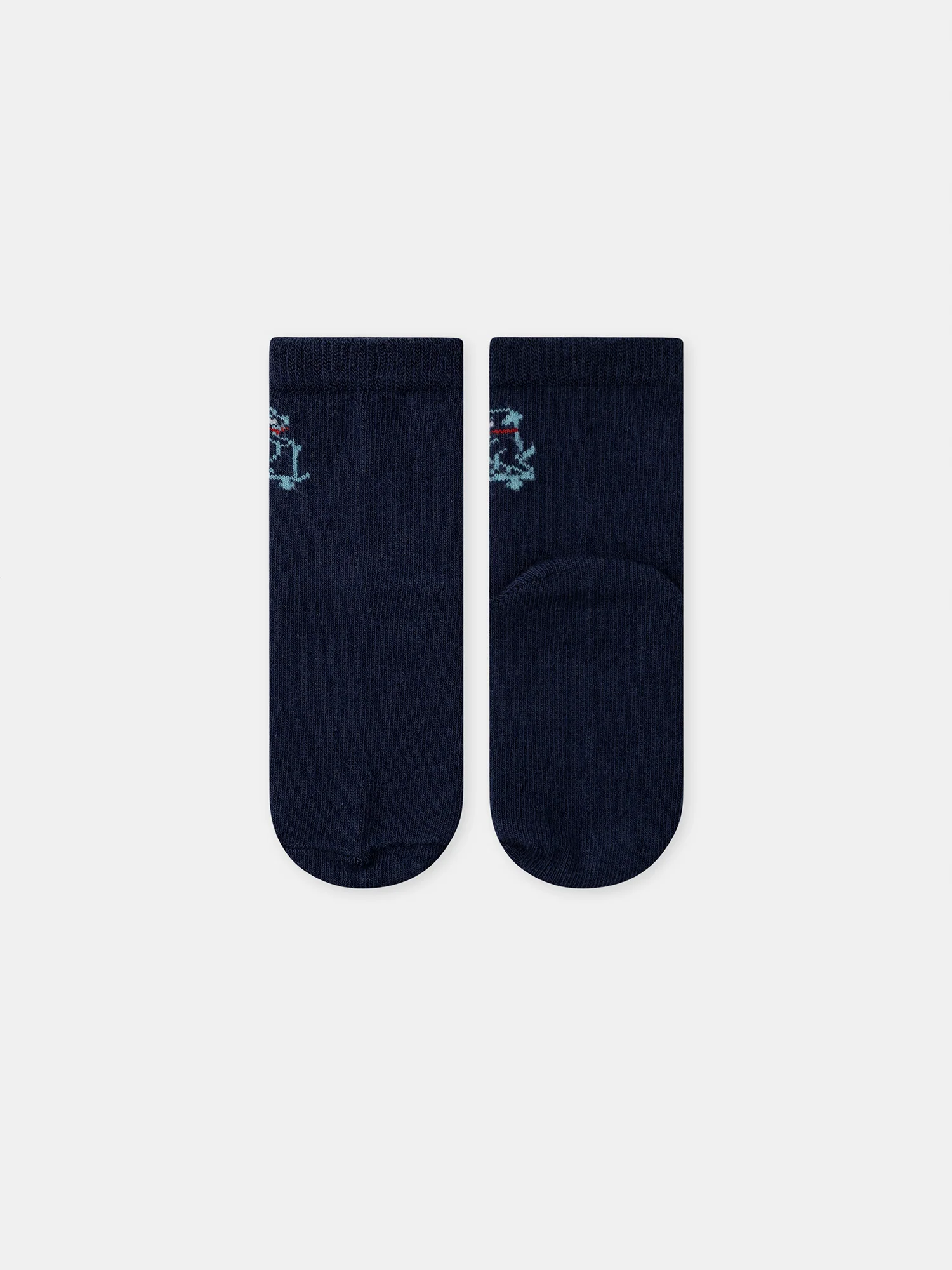 Chaussettes bleues marines motif chien Bébé Garçon - Image 3