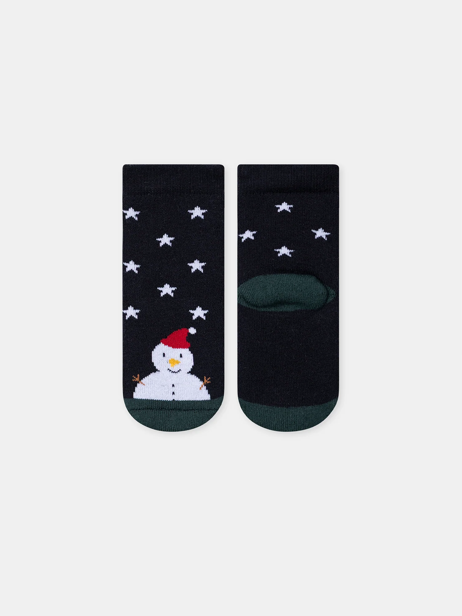 Chaussettes bleu marine motifs Noël Bébé Garçon - Image 3