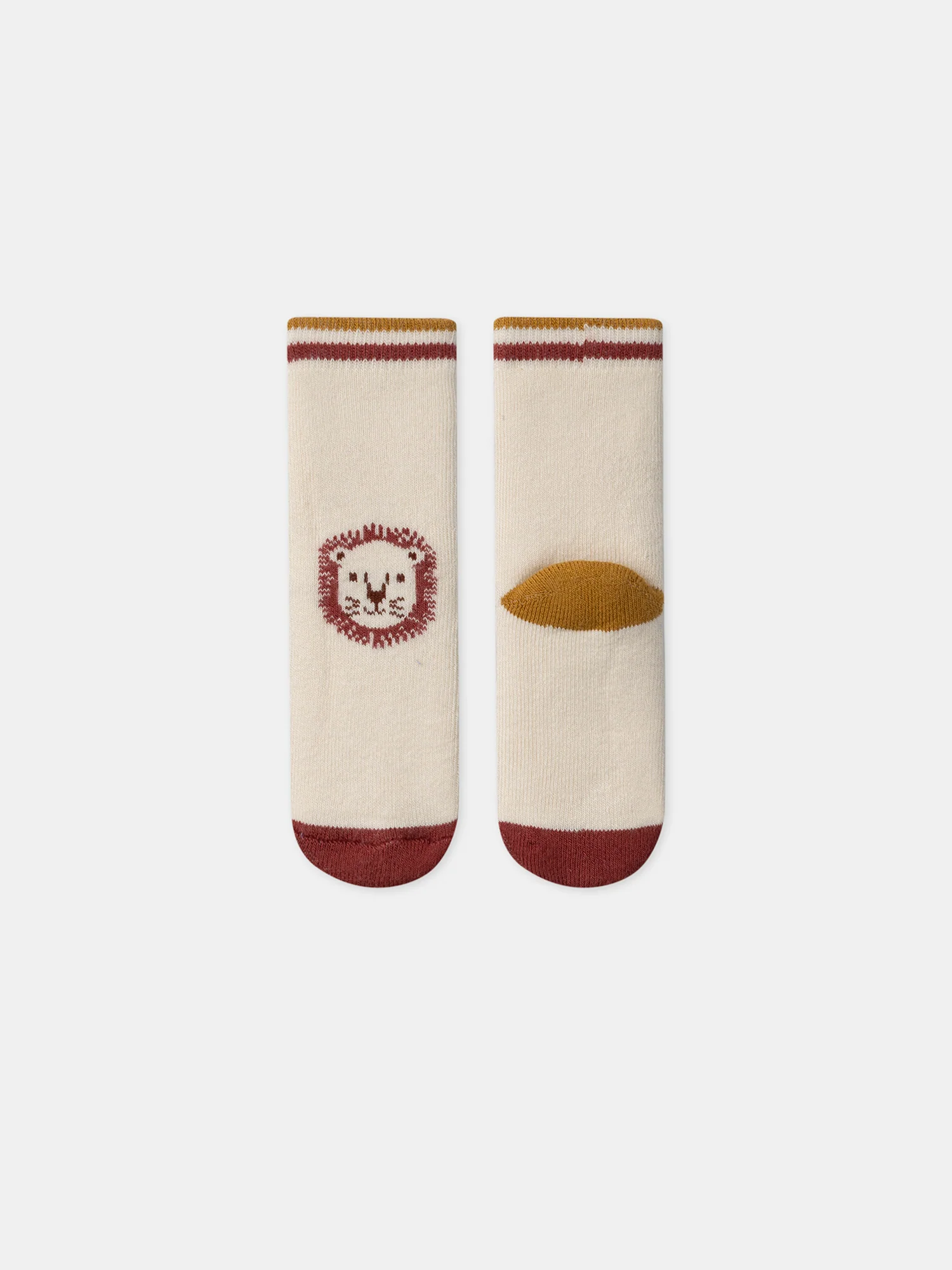 Chaussettes bouclette tête de lion - Image 3