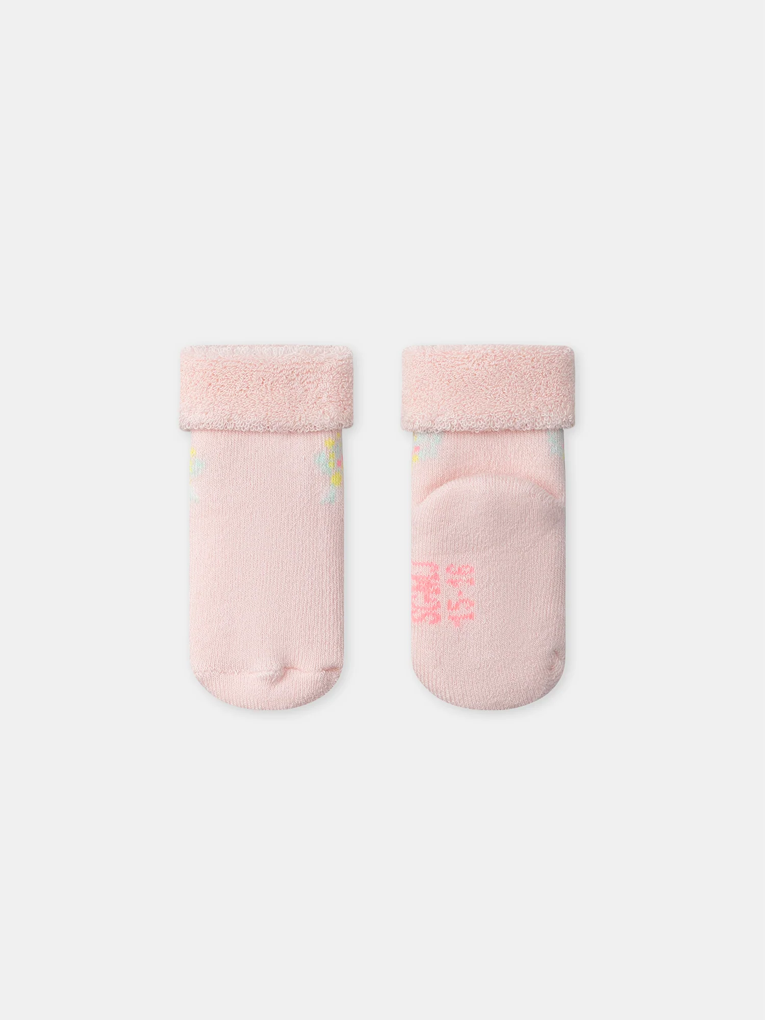 Lot de 2 paires de chaussettes écrues ou roses Naissance Fille - Image 4