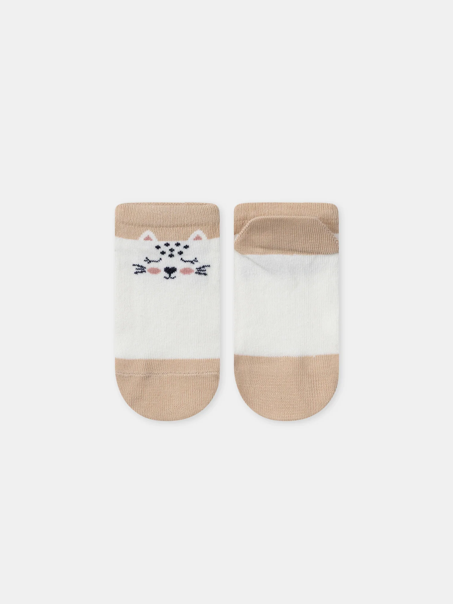 Chaussettes jacquard chat - Image 3