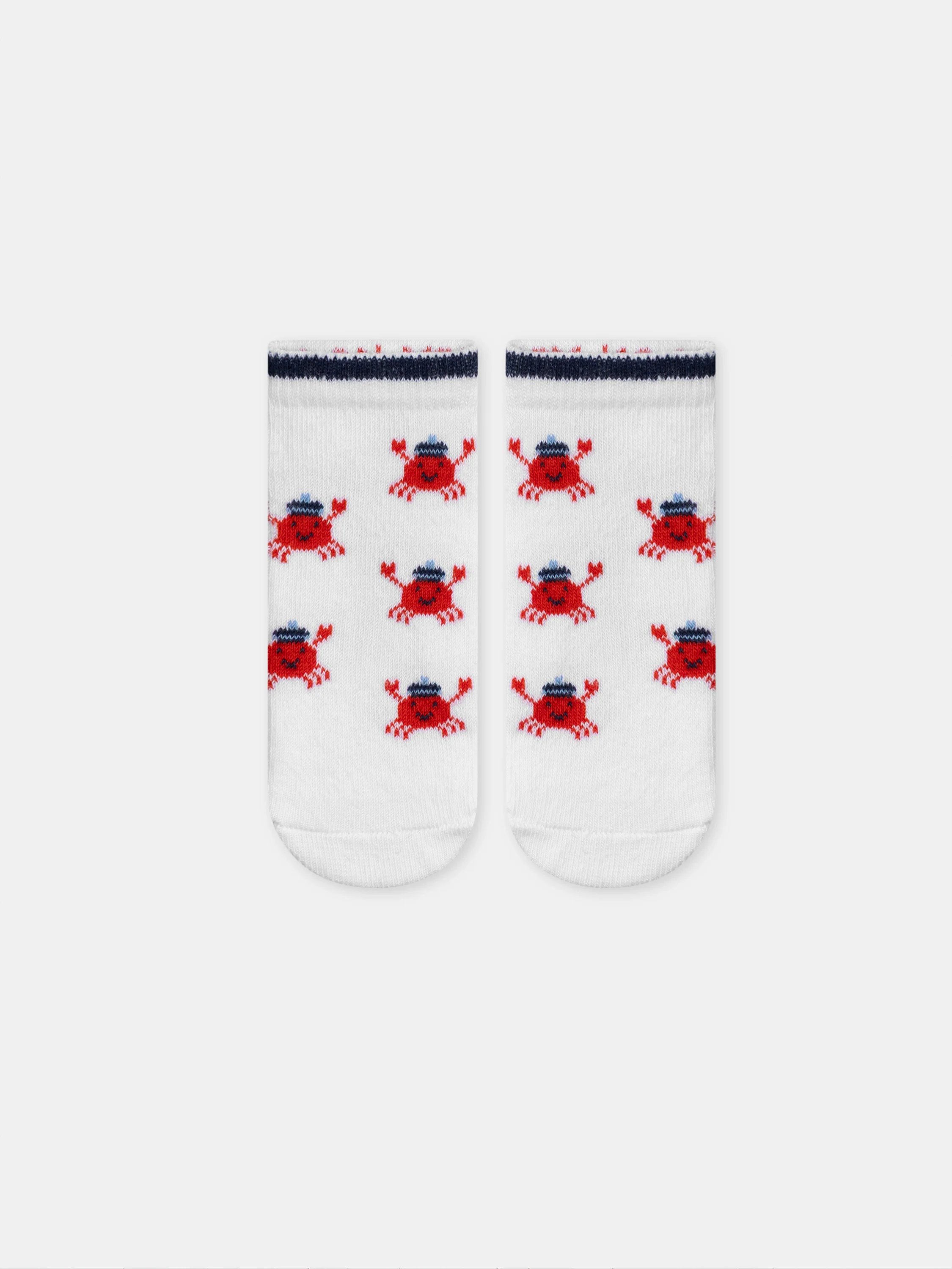 Chaussettes jacquard crabes - Image 2