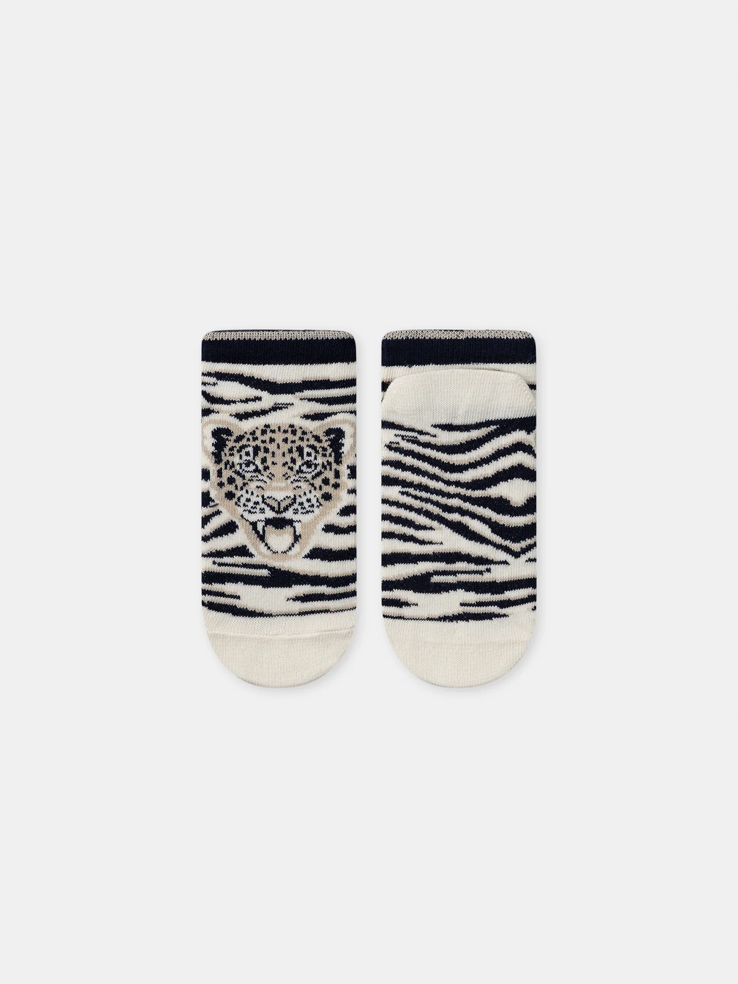 Chaussettes jacquard tête de tigre - Image 3