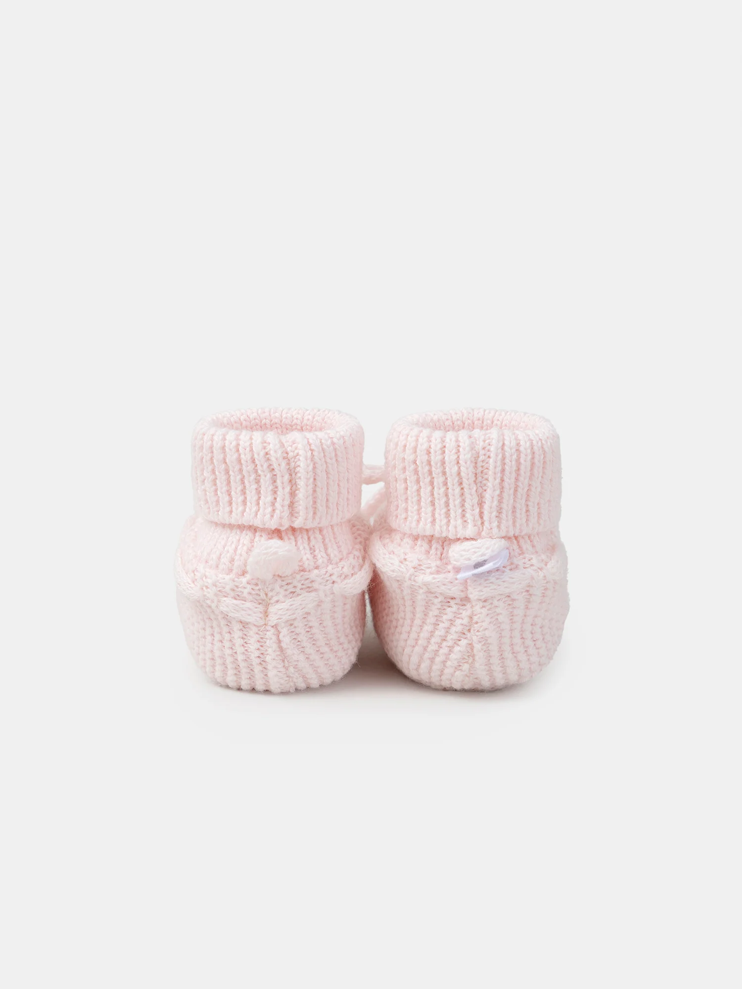 Chaussons roses Ă nĆud Naissance Fille - Image 4