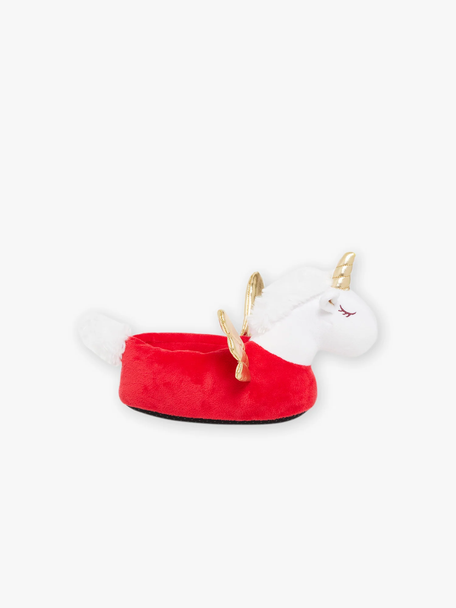 Chaussons rouges Ă animation 3D licorne - Image 5