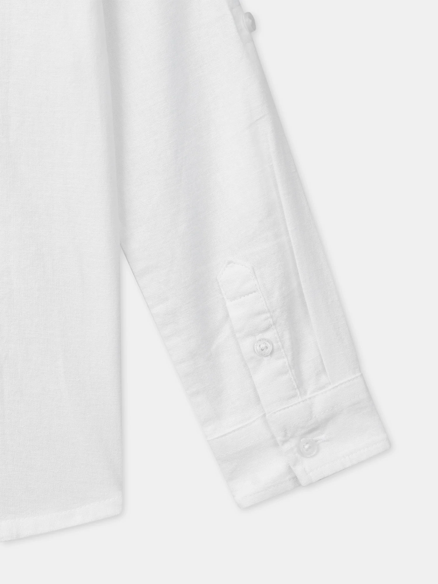 Chemise blanche retroussable Garçon - Image 4
