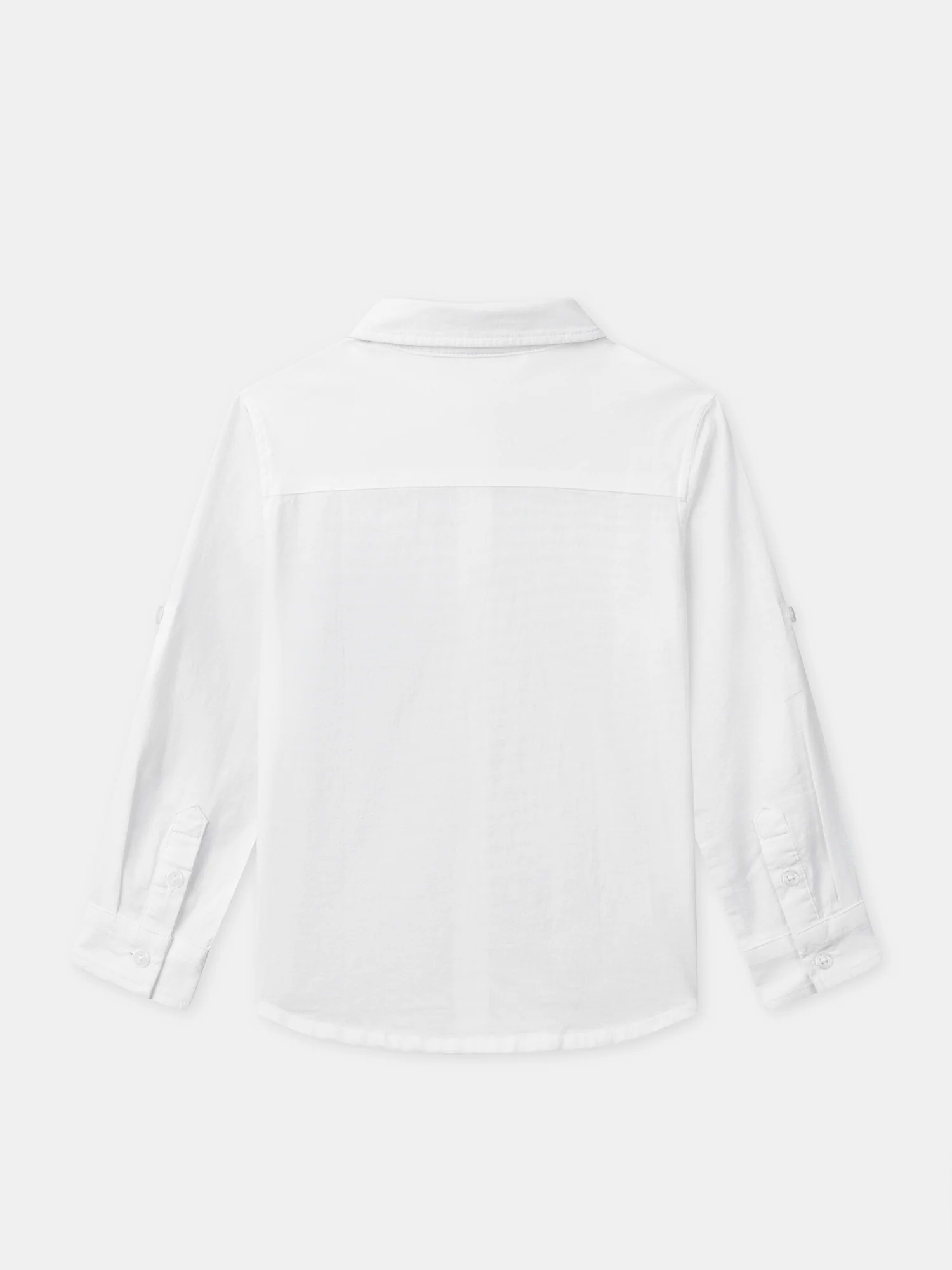 Chemise blanche retroussable Garçon - Image 5