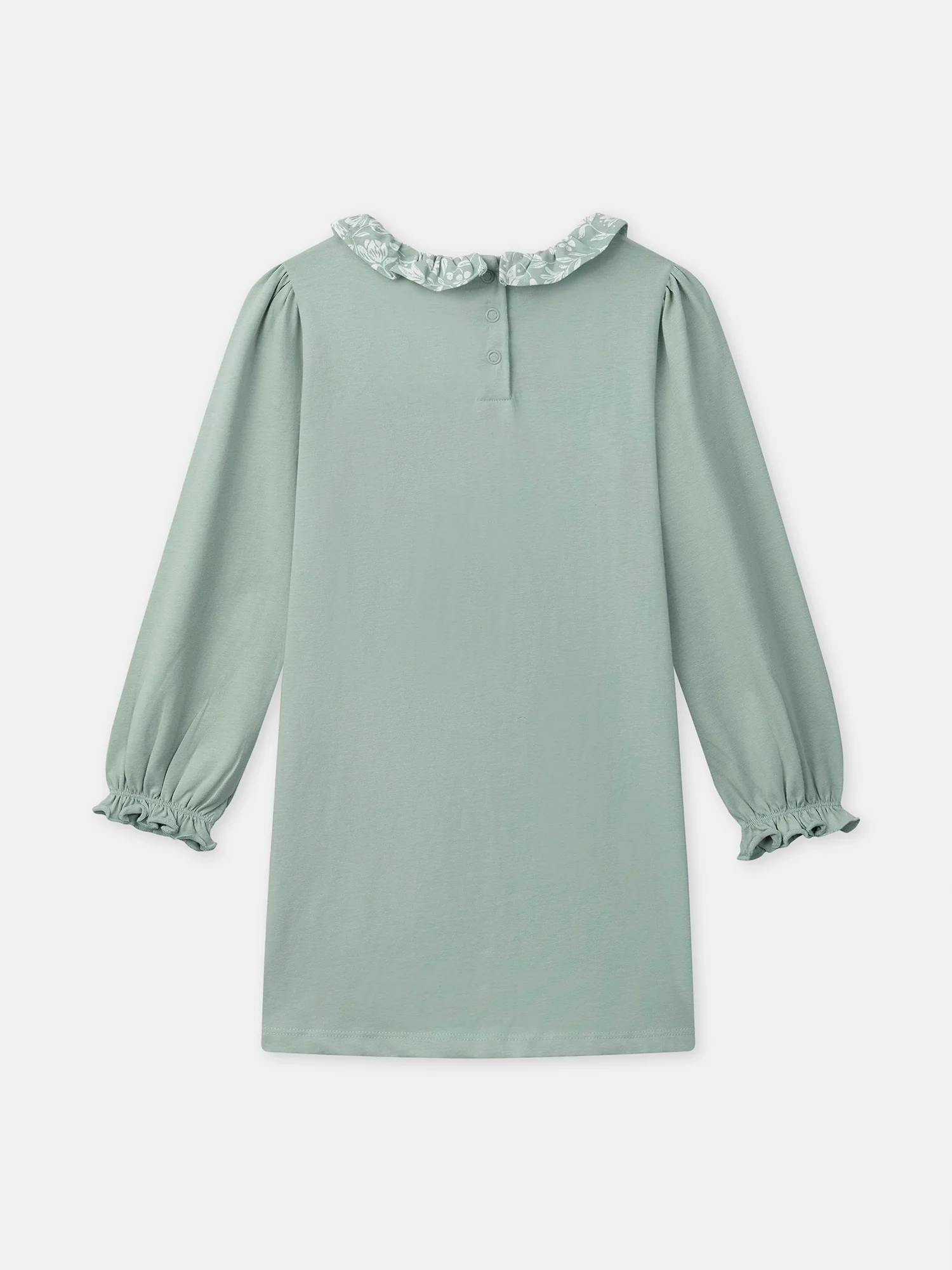 Chemise de nuit vert imprimé jardin Fille - Image 7