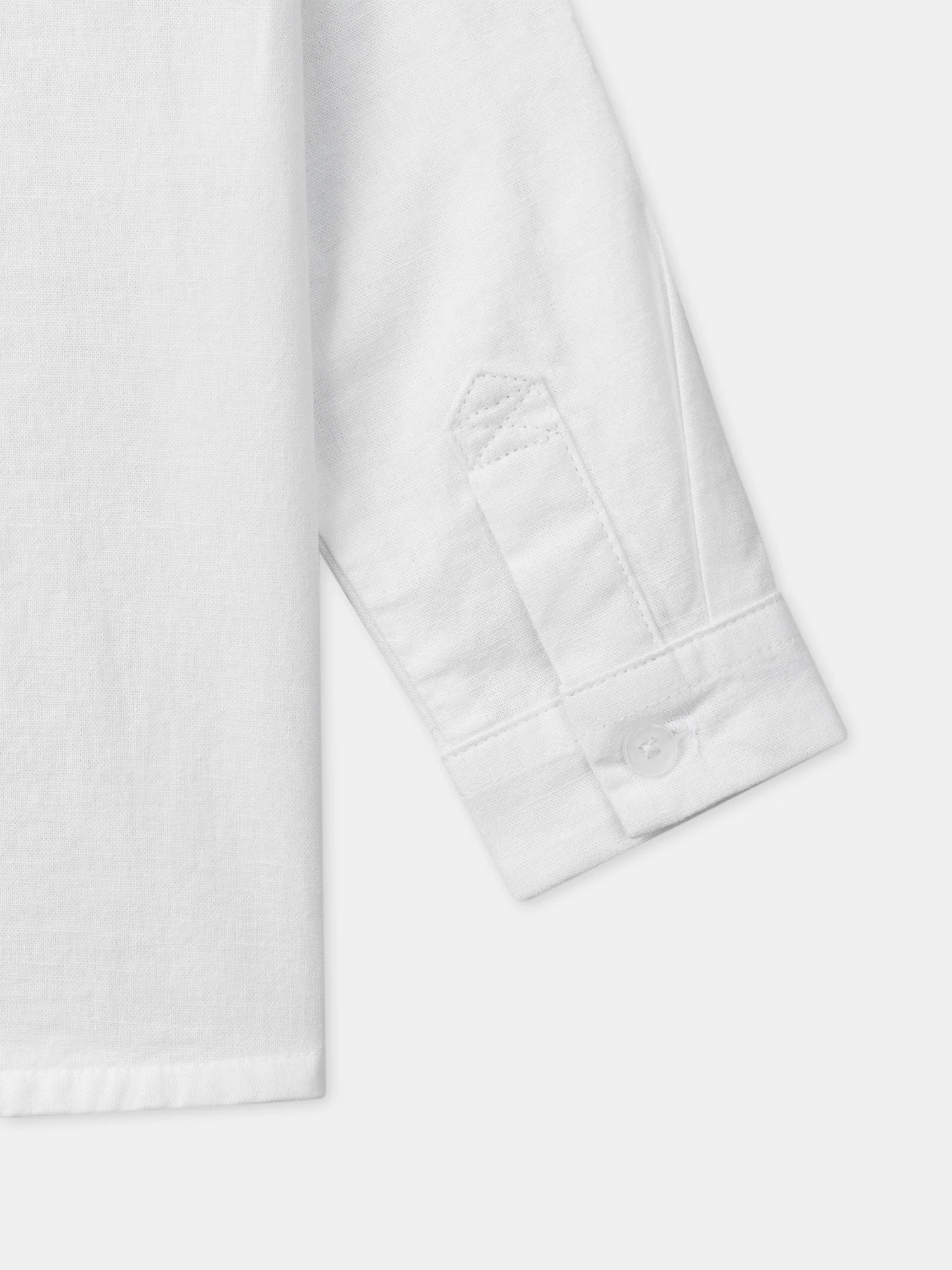 Chemise écrue à manches retroussables Bébé Garçon - Image 4