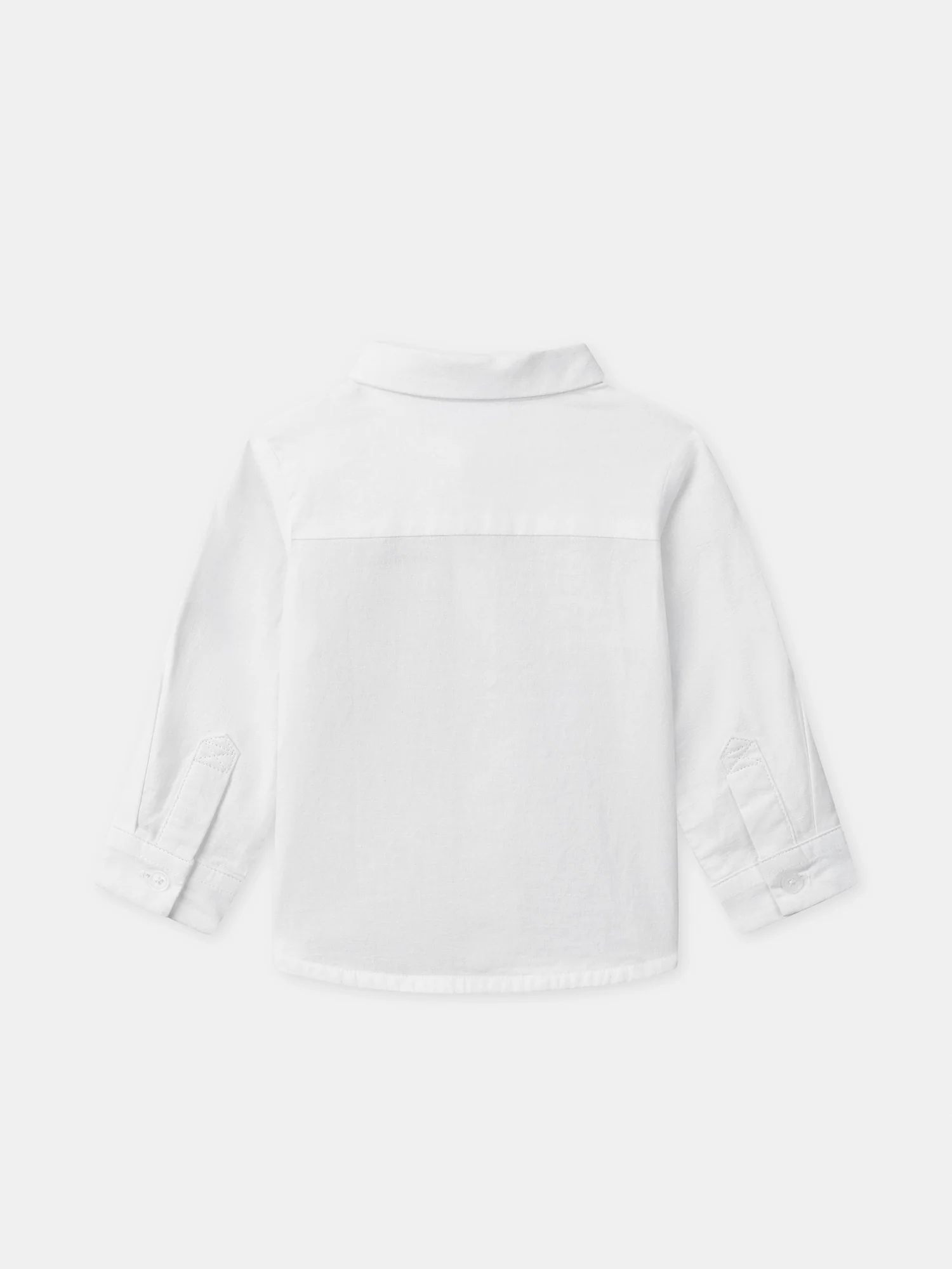 Chemise écrue à manches retroussables Bébé Garçon - Image 5