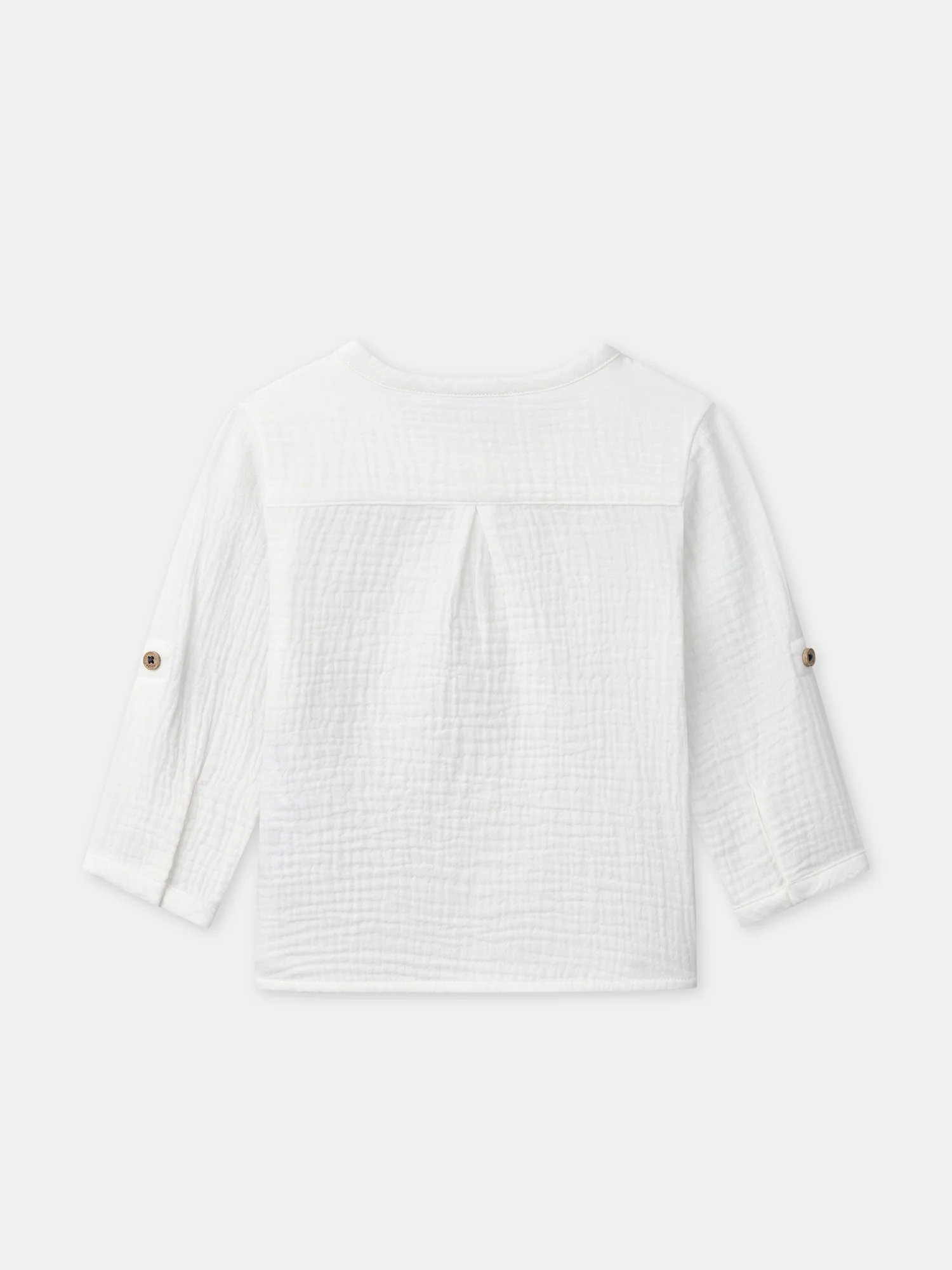 Chemise écrue retroussable Bébé Garçon - Image 4