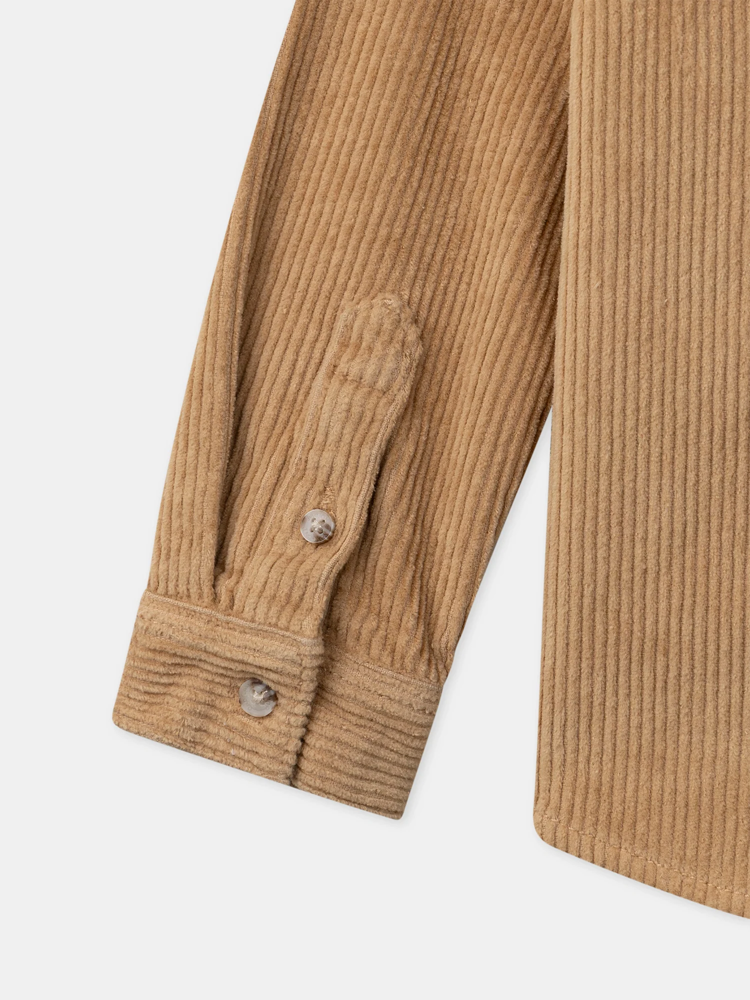 Chemise marron en velours Garçon - Image 6