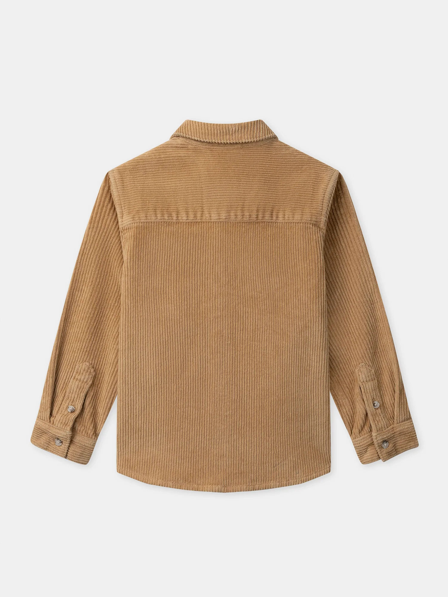 Chemise marron en velours Garçon - Image 7