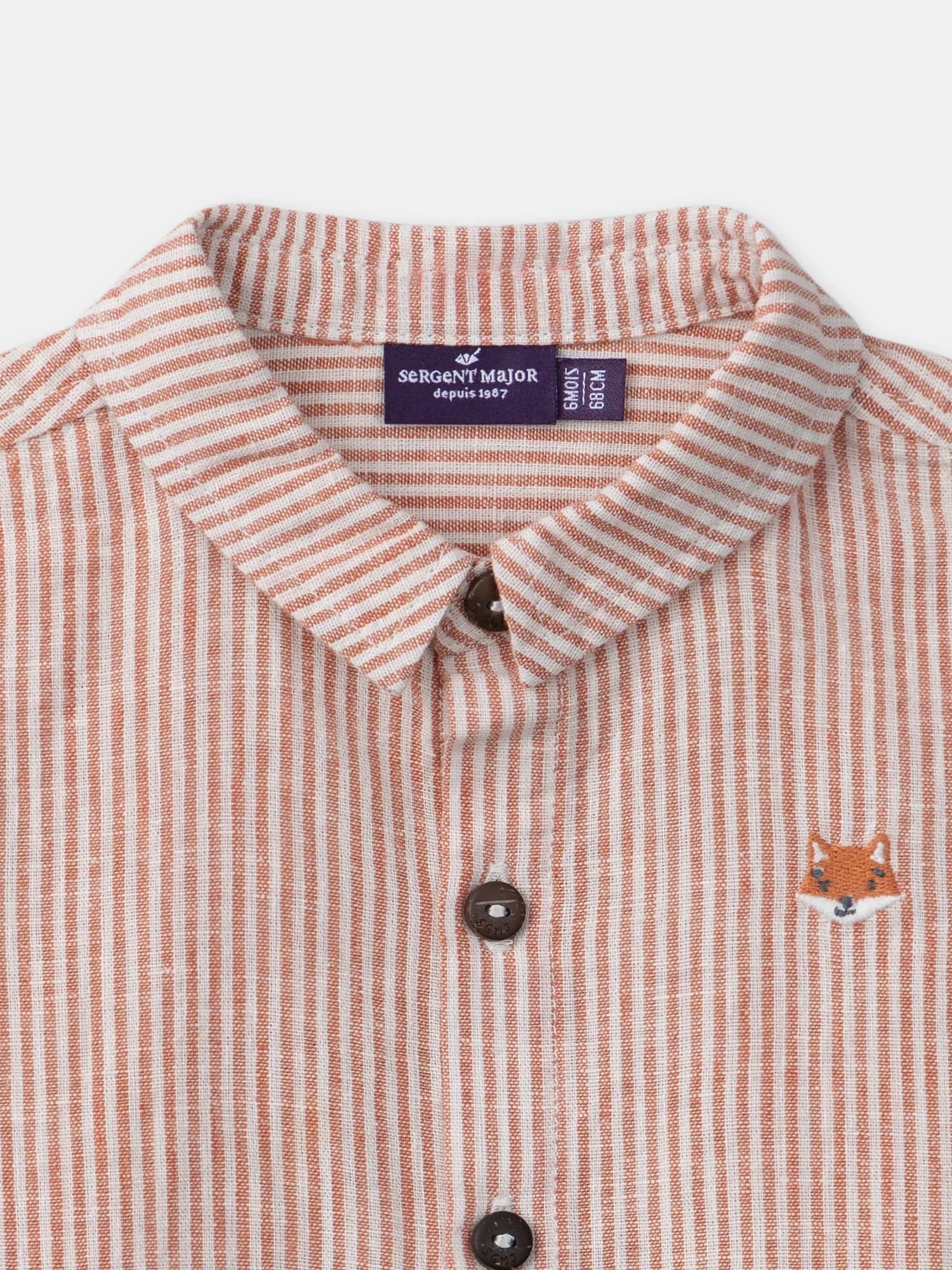 Chemise manches courtes rayée - Image 2