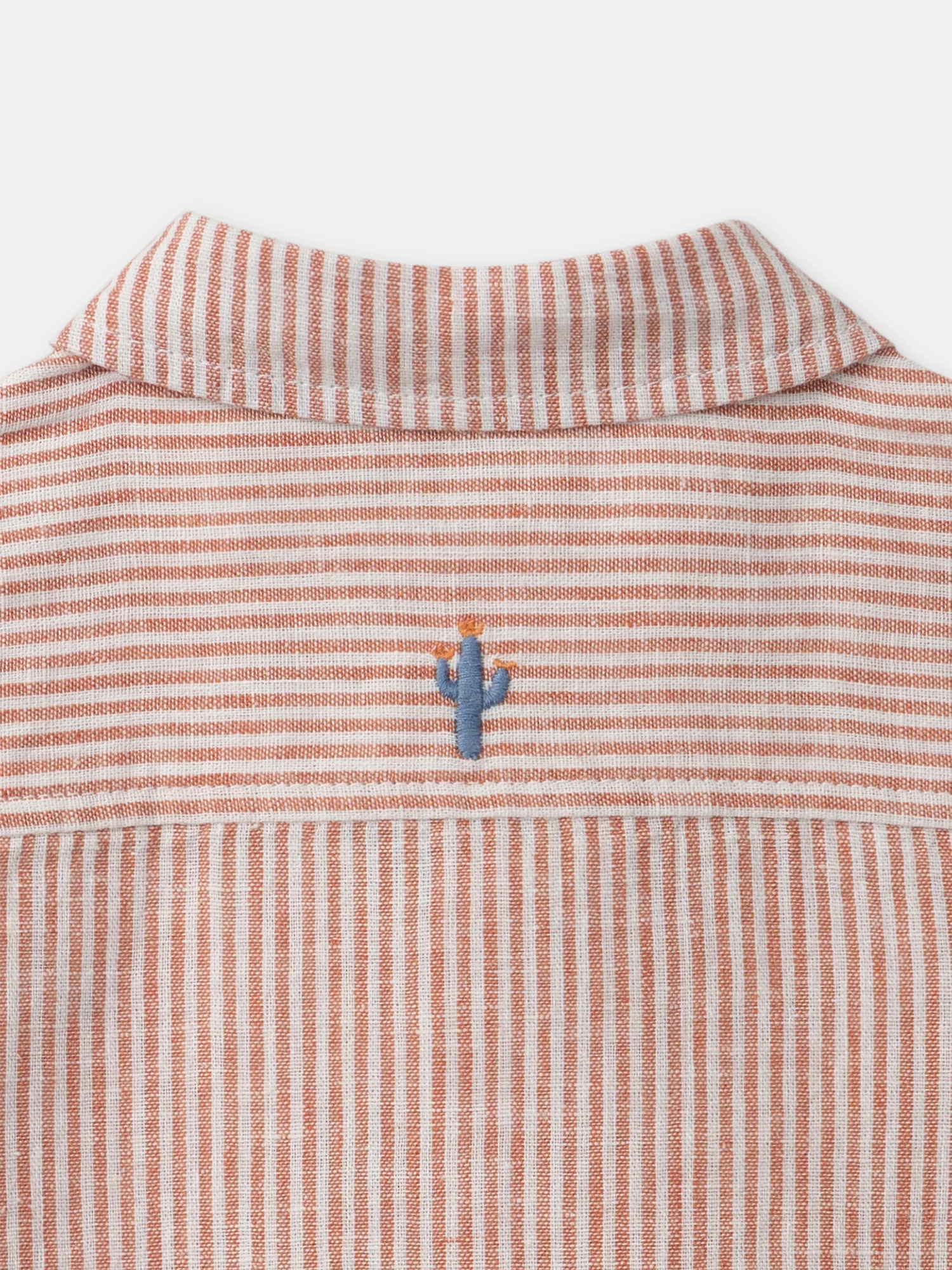 Chemise manches courtes rayée - Image 3