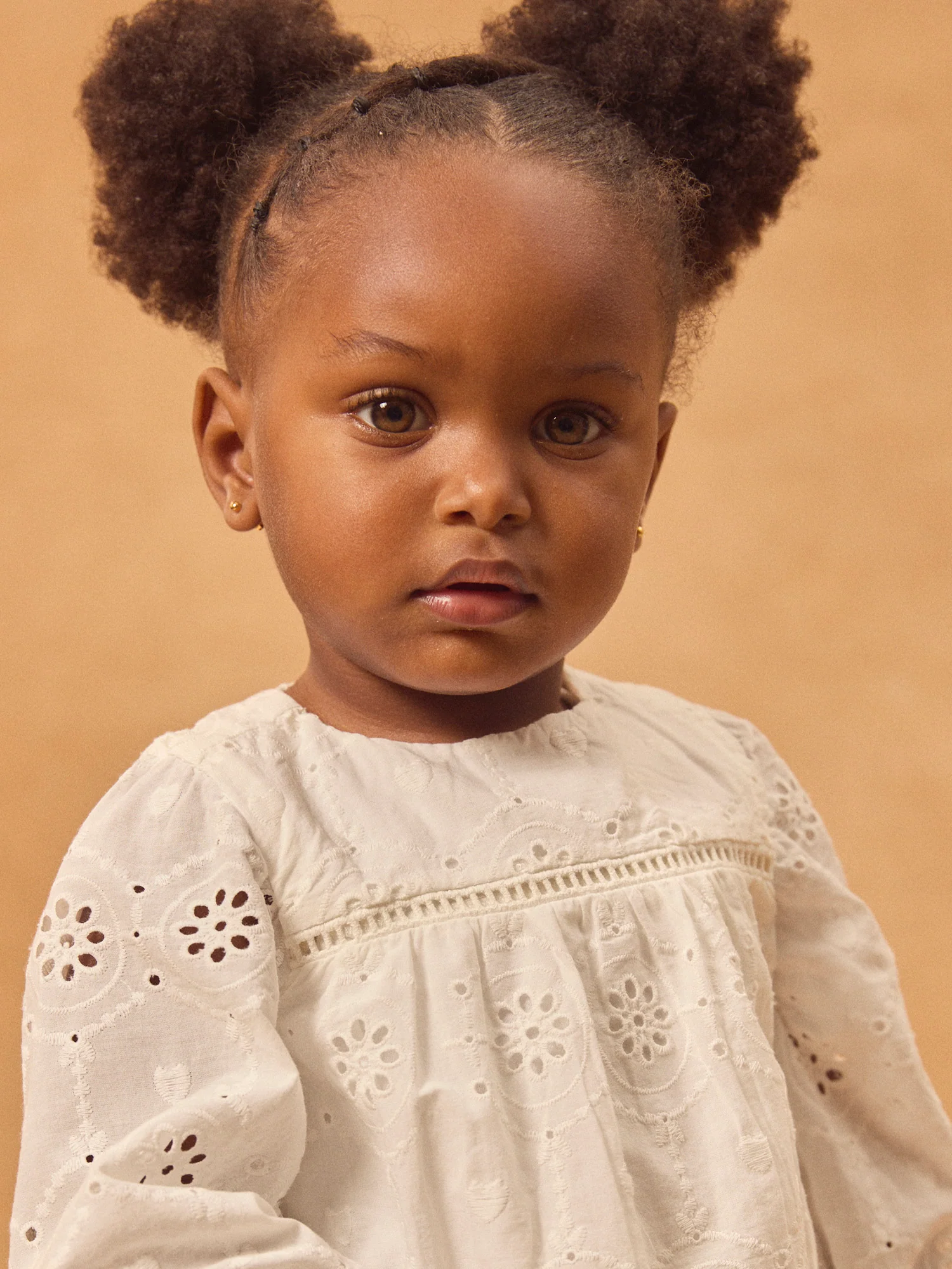 Blouse écrue brodée Bébé Fille - Image 3
