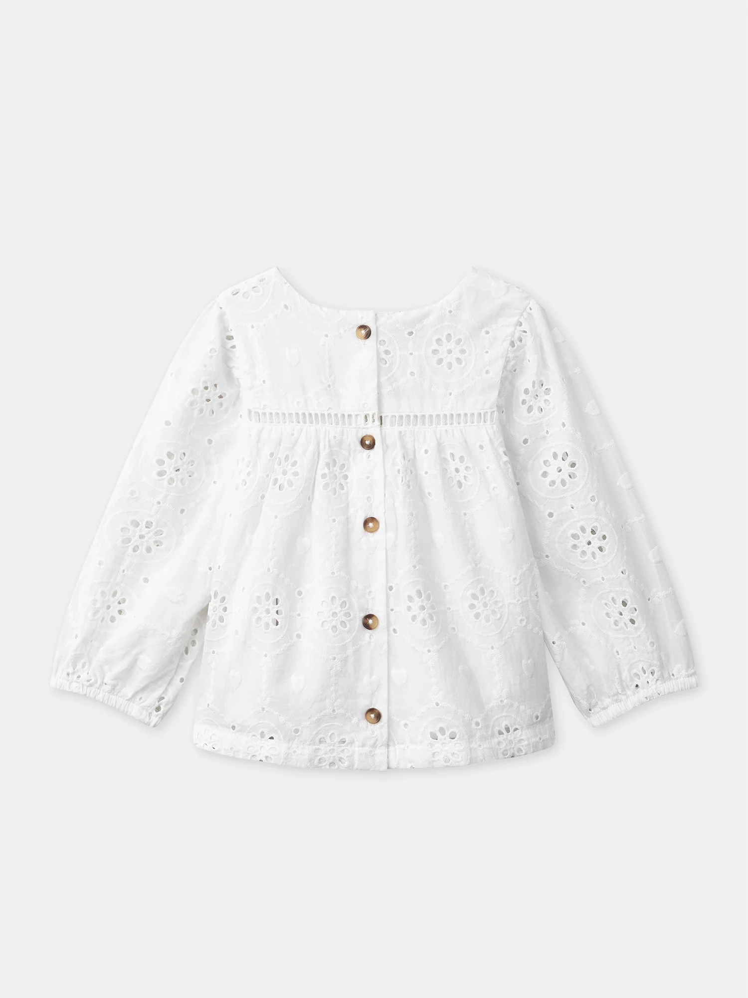 Blouse écrue brodée Bébé Fille - Image 7