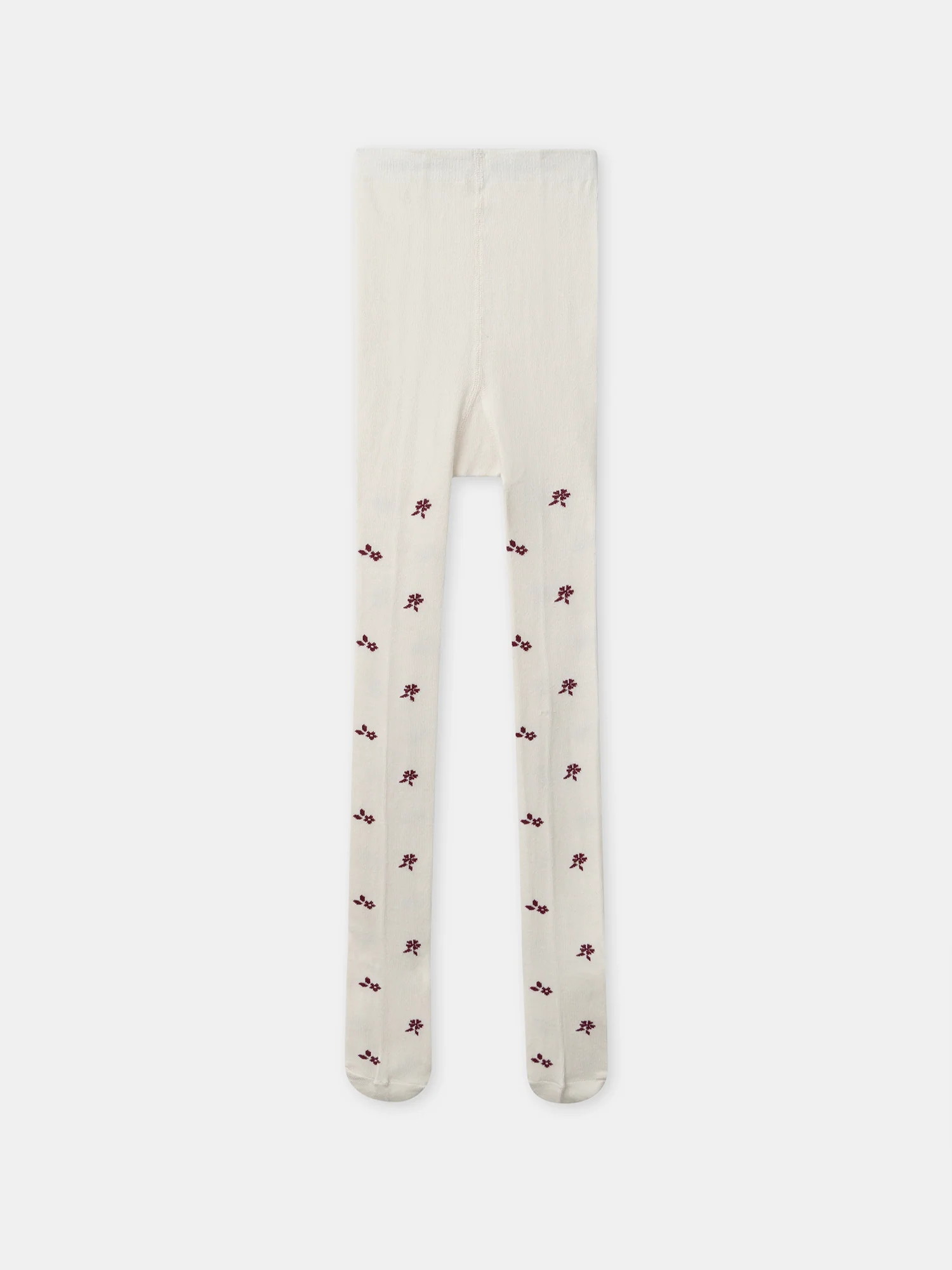 Lot de 2 collants beige ou écru à motifs fleurs Fille - Image 6