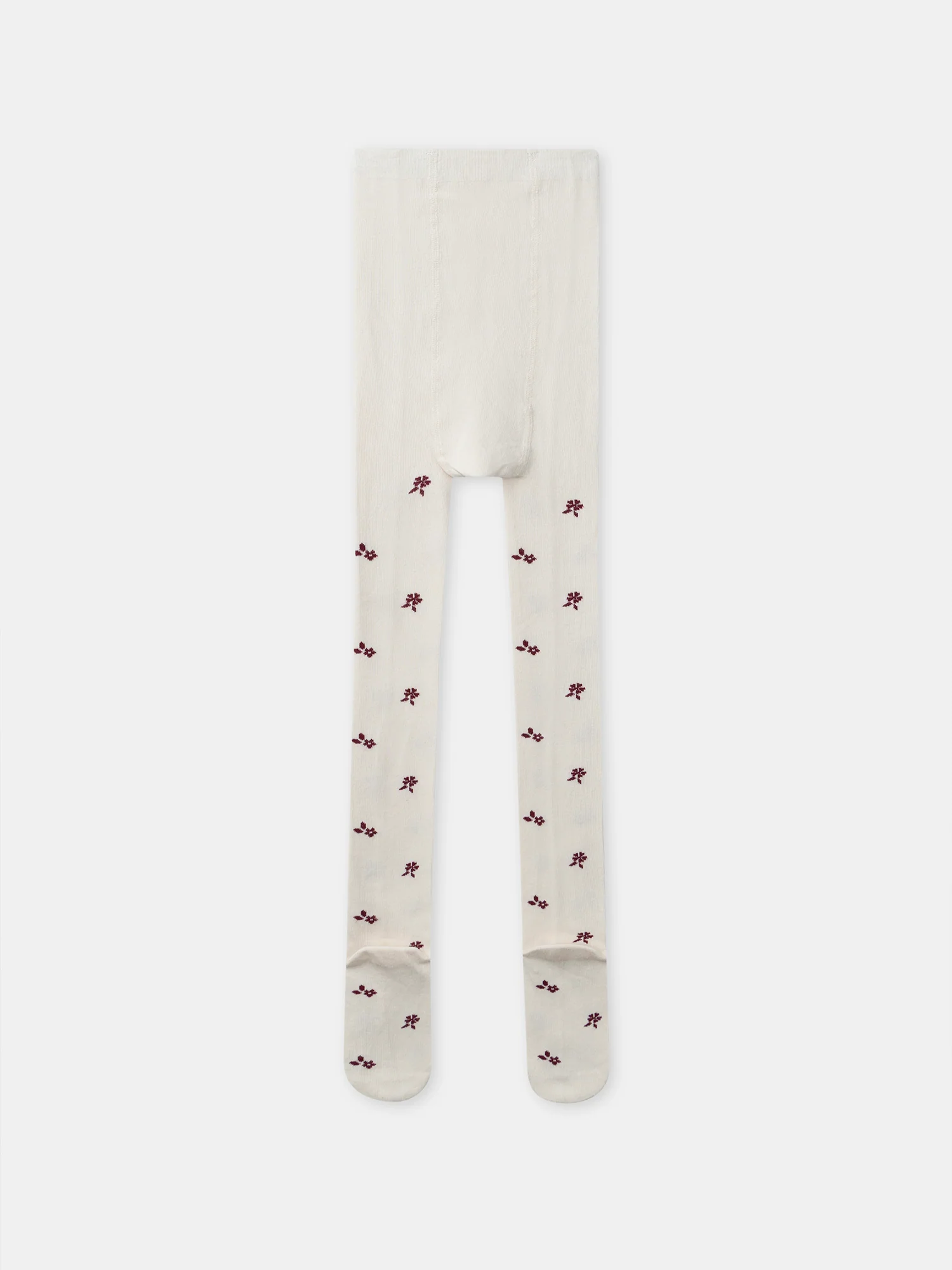 Lot de 2 collants beige ou écru à motifs fleurs Fille - Image 9