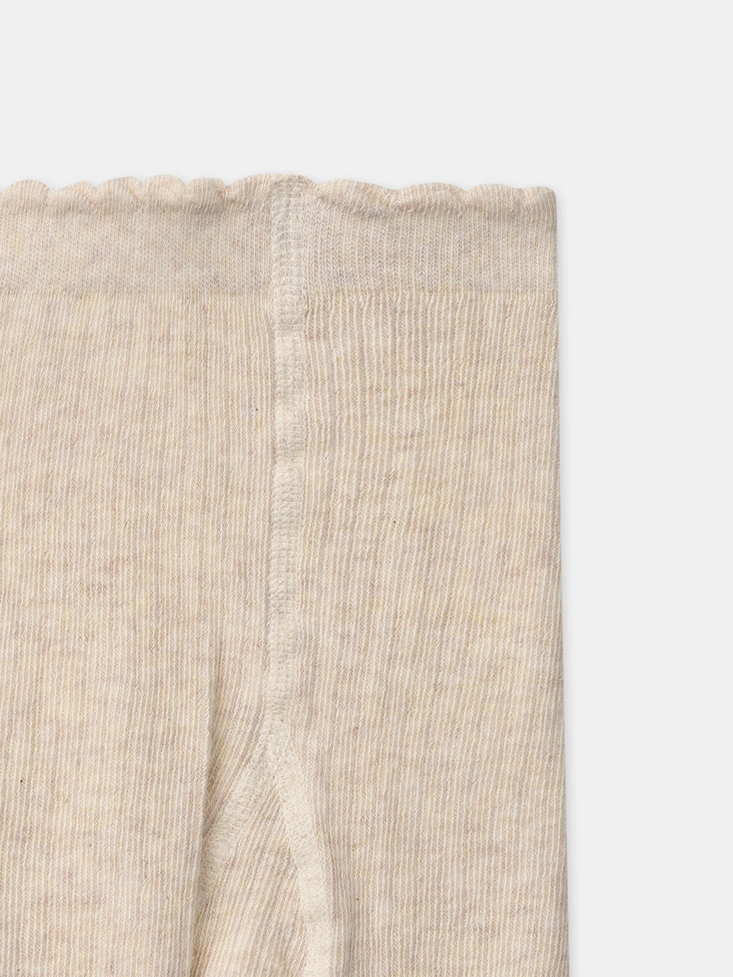Lot de 2 collants beige uni ou écru et marron Bébé Fille - Image 8