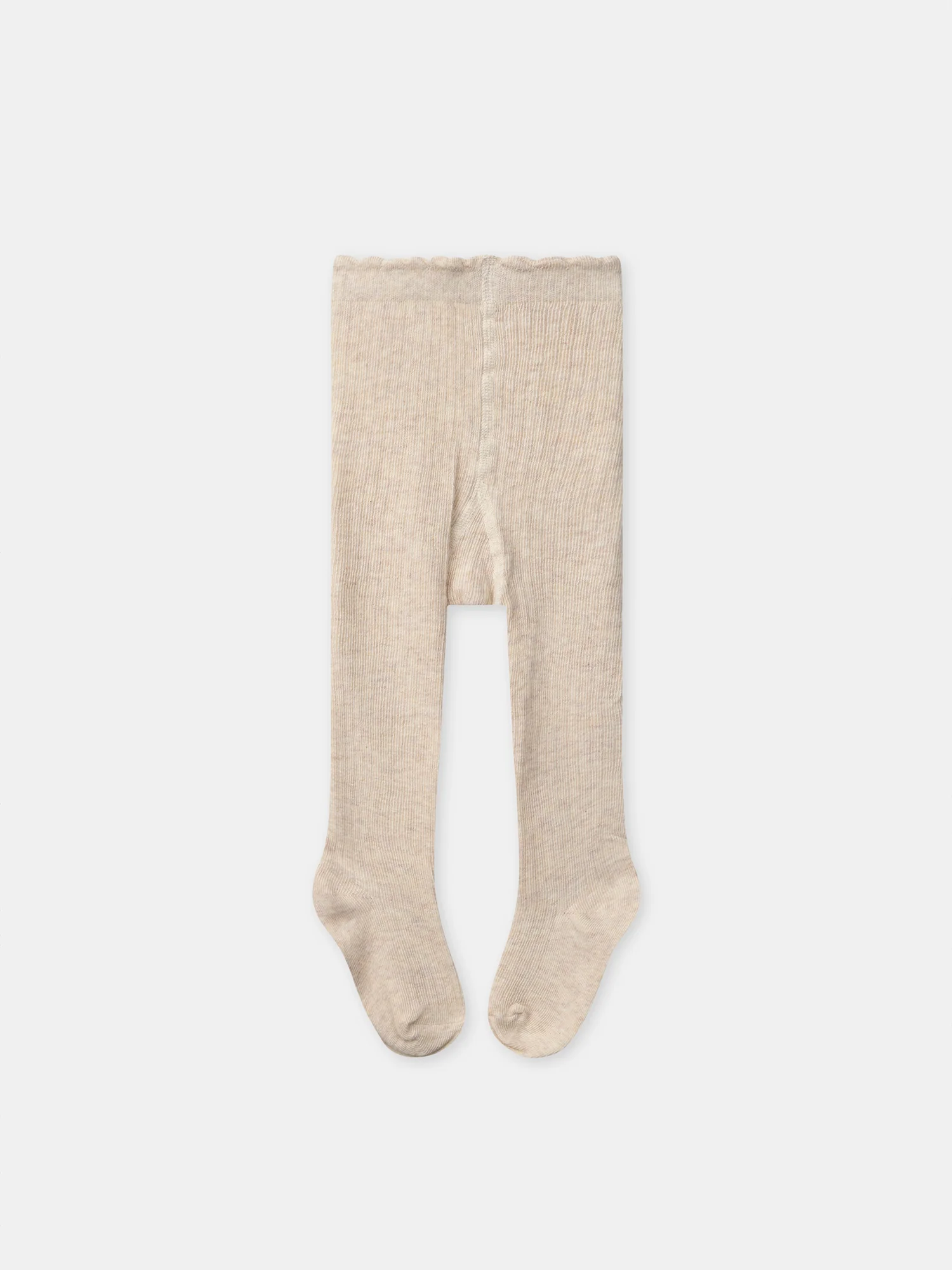 Lot de 2 collants beige uni ou écru et marron Bébé Fille - Image 9