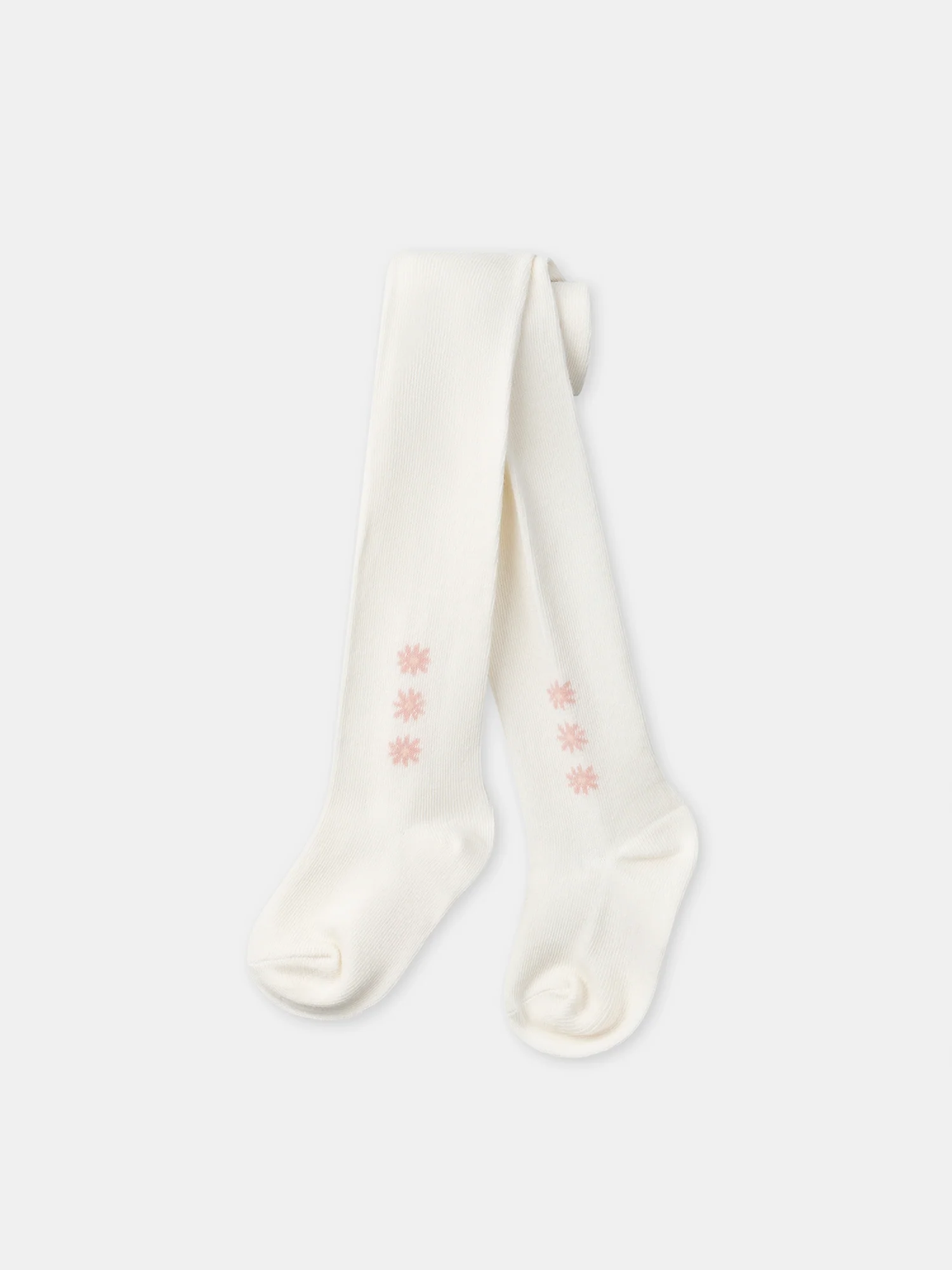 Lot de 2 collants écru ou rose Bébé Fille - Image 3