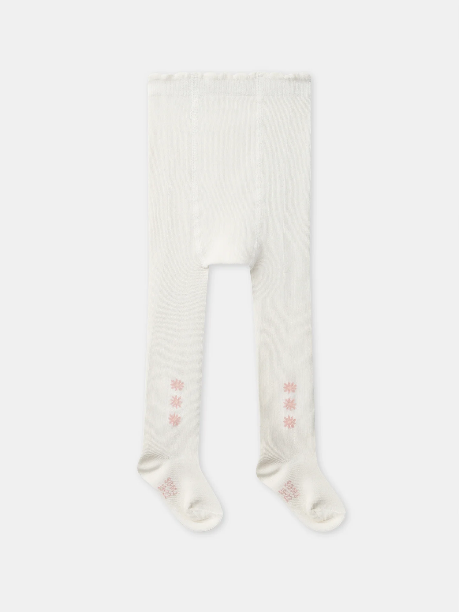 Lot de 2 collants écru ou rose Bébé Fille - Image 5
