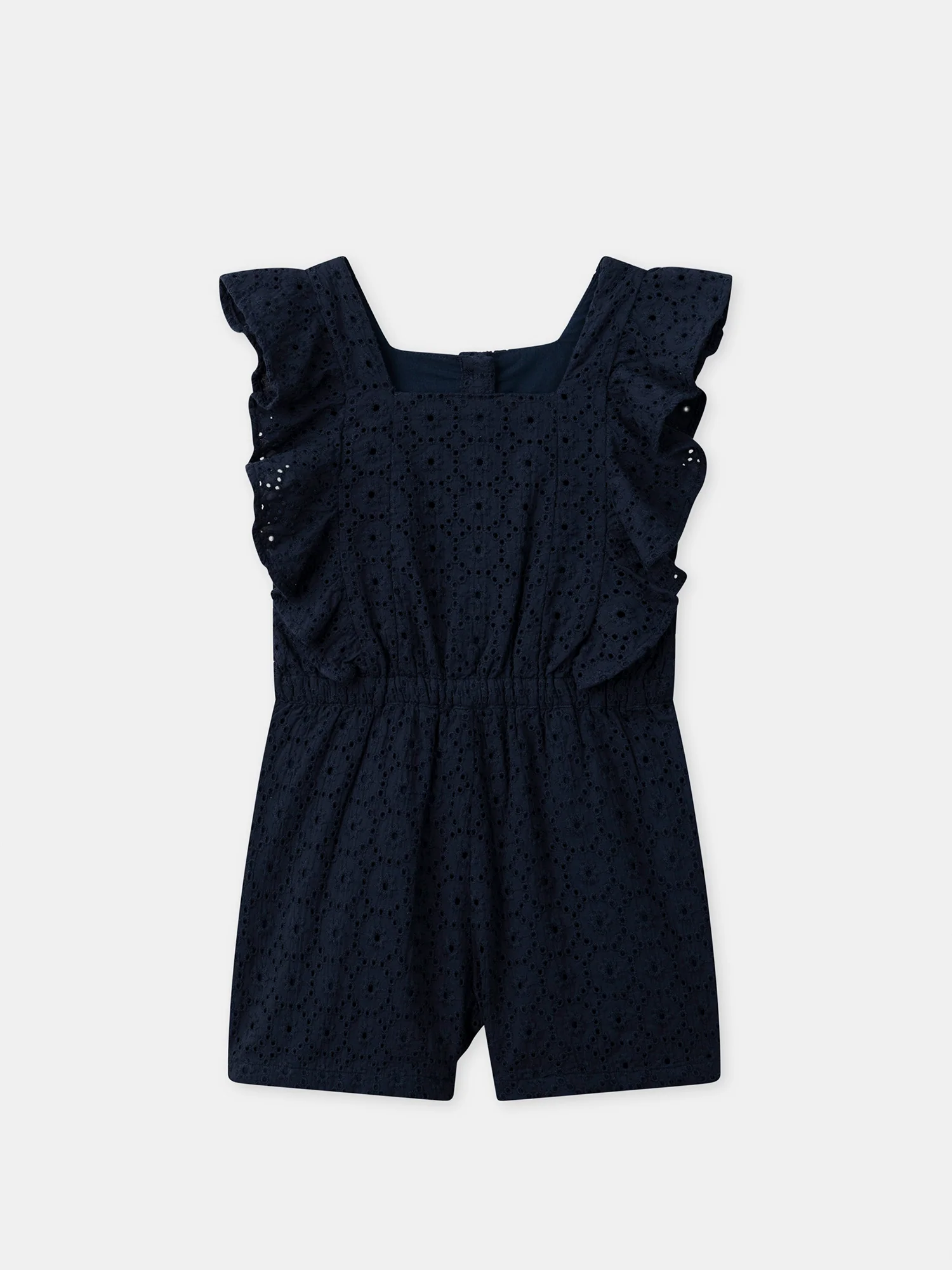 Combinaison bleu marine à volants Fille - Image 6