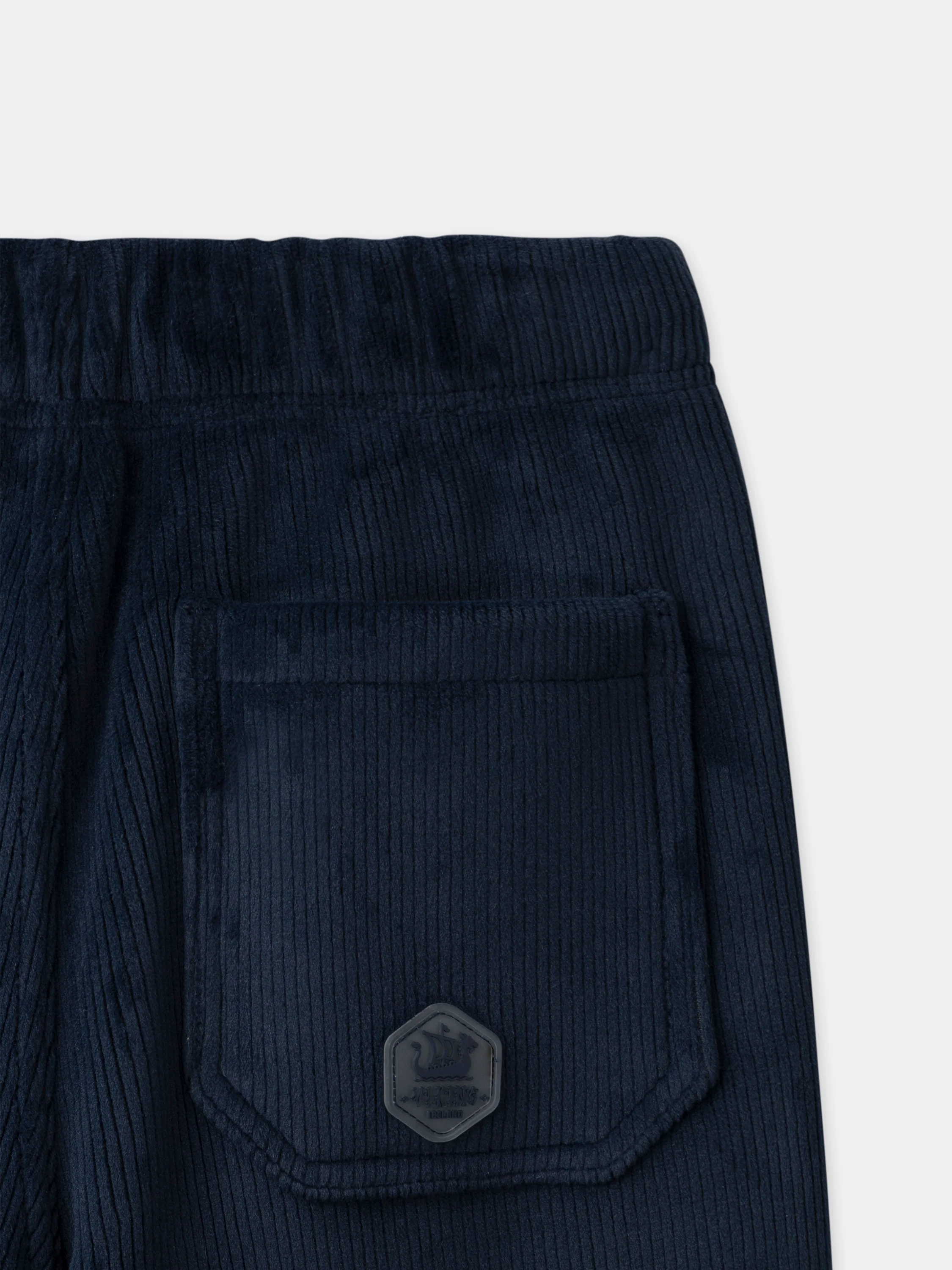 Pantalon bleu marine en velours Garçon - Image 6