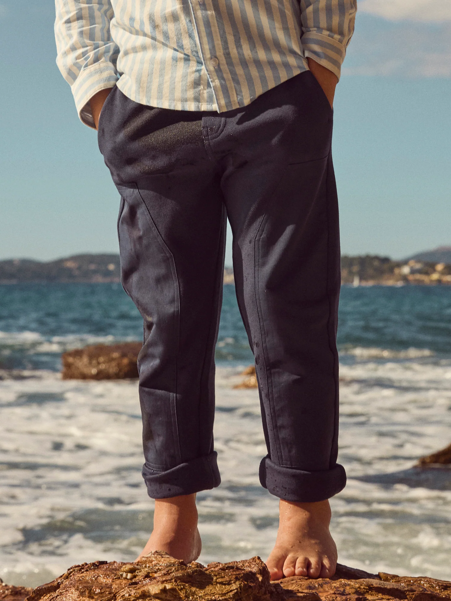 Pantalon bleu marine Garçon - Image 2