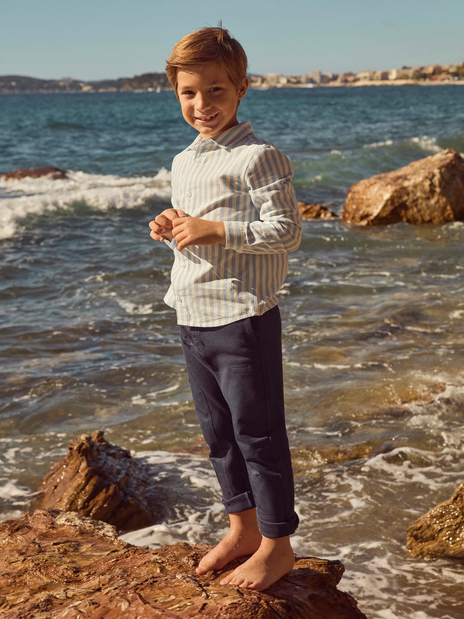Pantalon bleu marine Garçon - Image 4