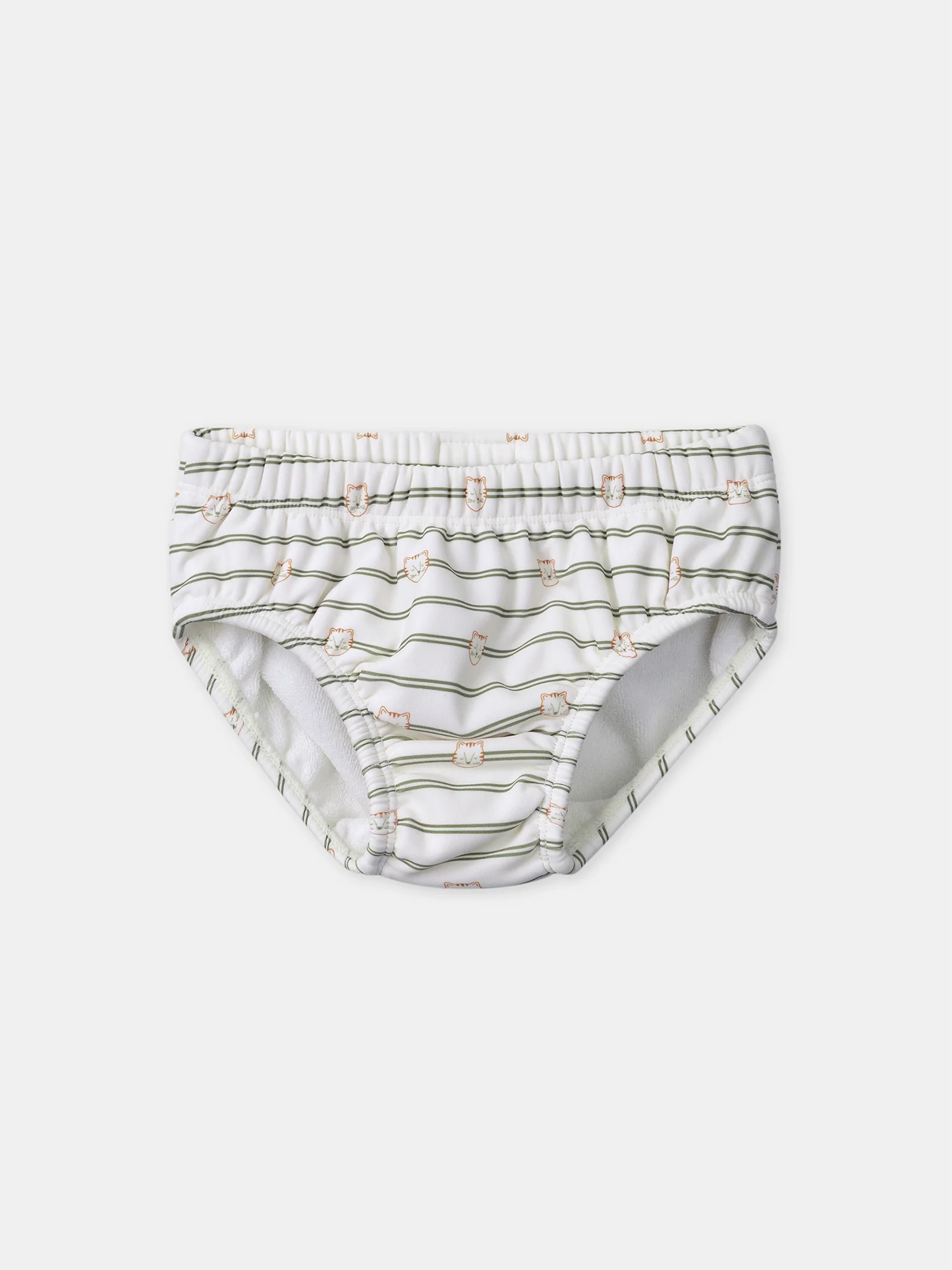 Couche de bain rayée
