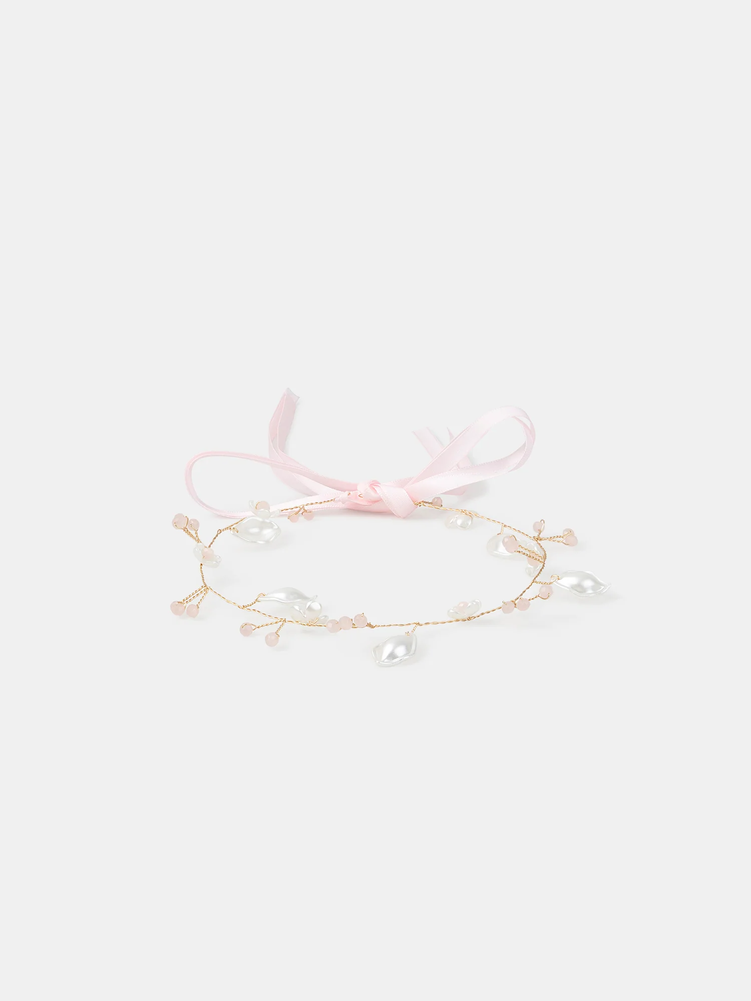 Couronne de fleurs en métale Fille - Image 3