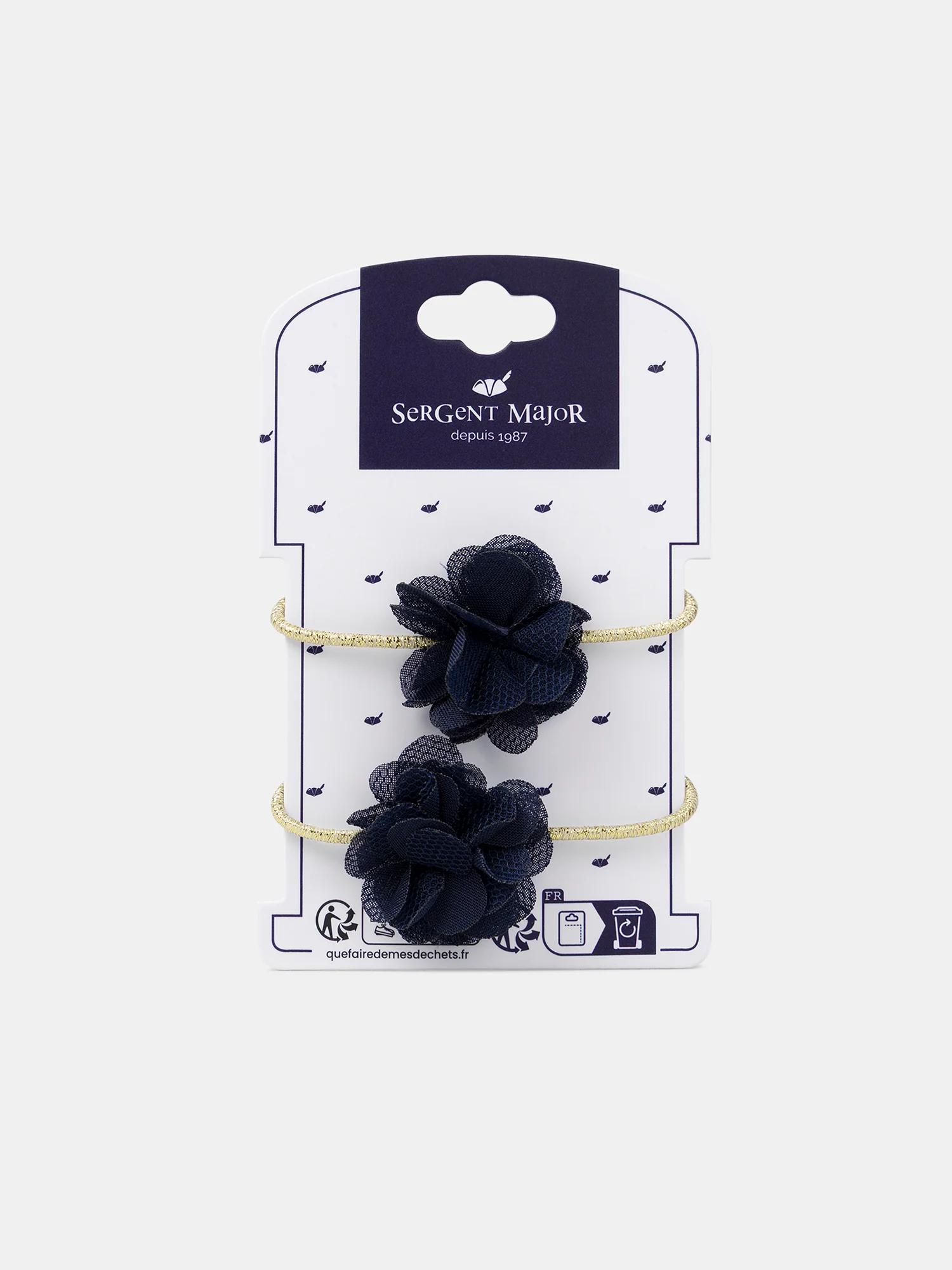 Lot de 2 élastiques fleurs en tulle Fille - Image 3
