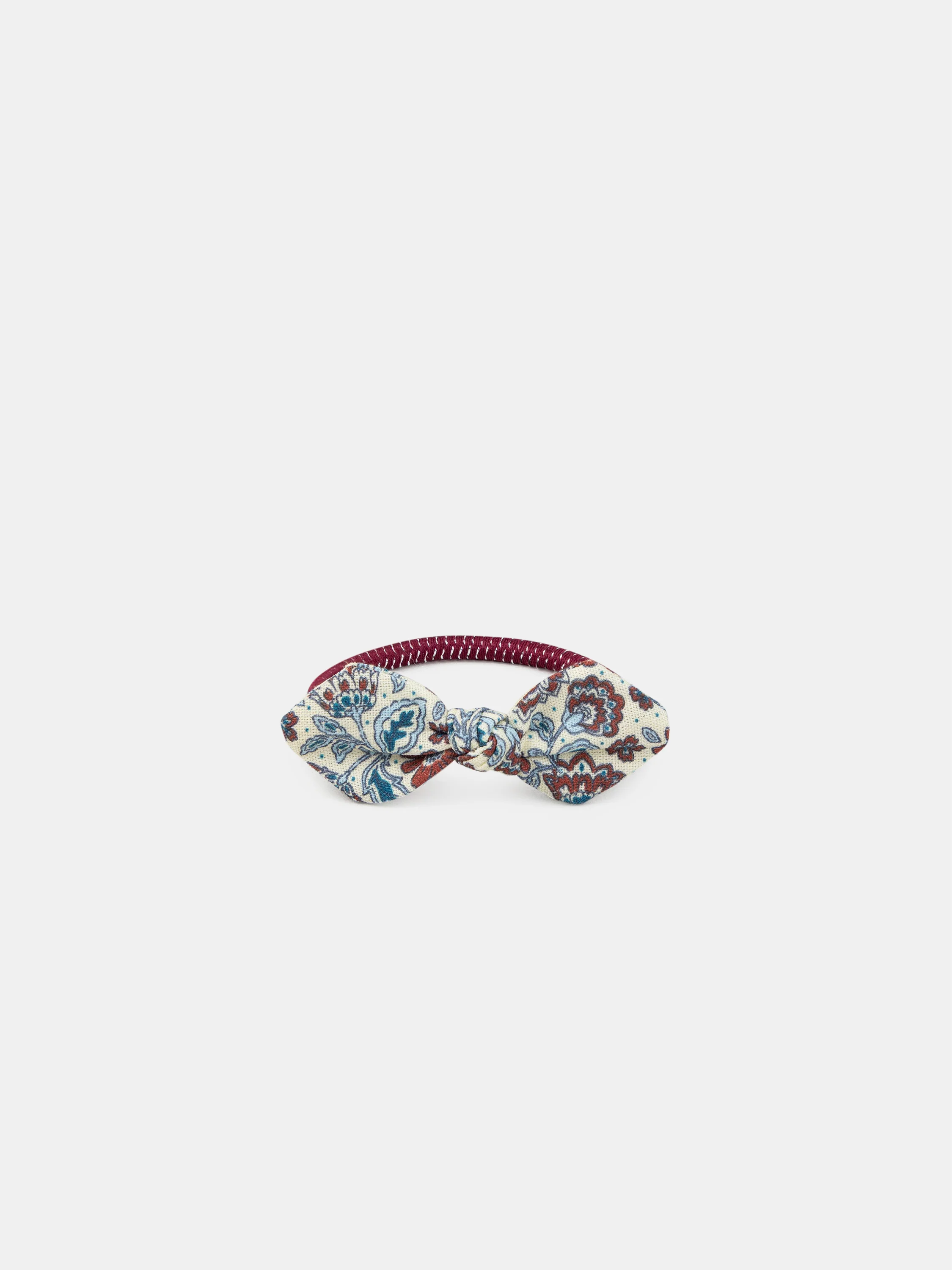 Lot de 2 paires d'élastiques fleurs ou nœud Fille - Image 2