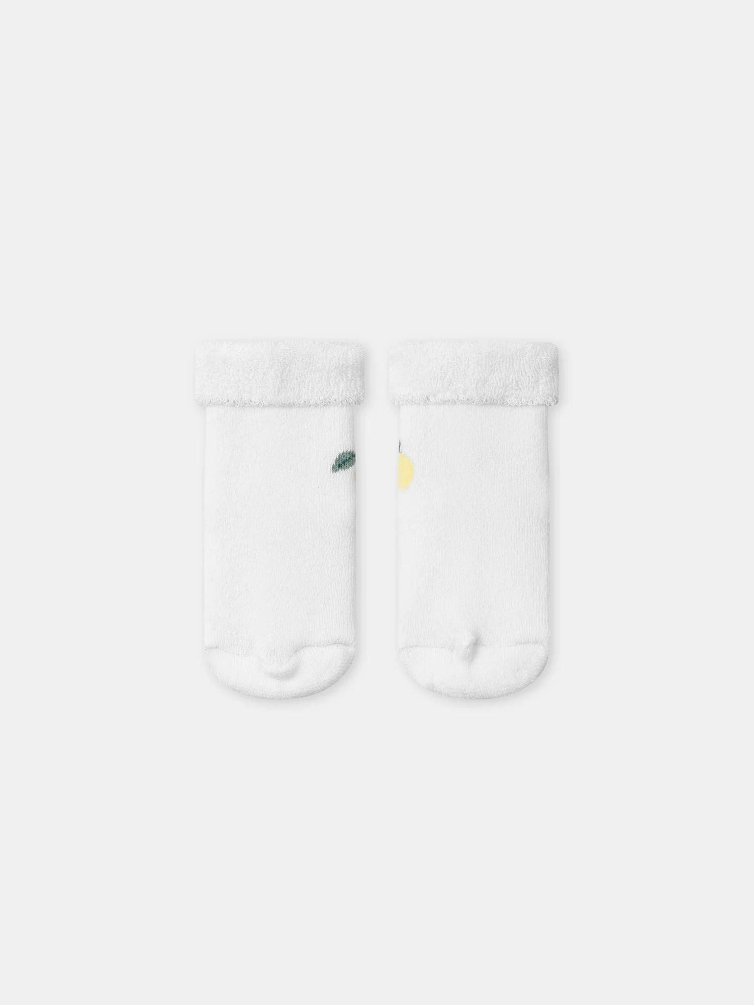 Ensemble barbotteuse imprimée citrons + chaussettes Naissance Mixte - Image 10