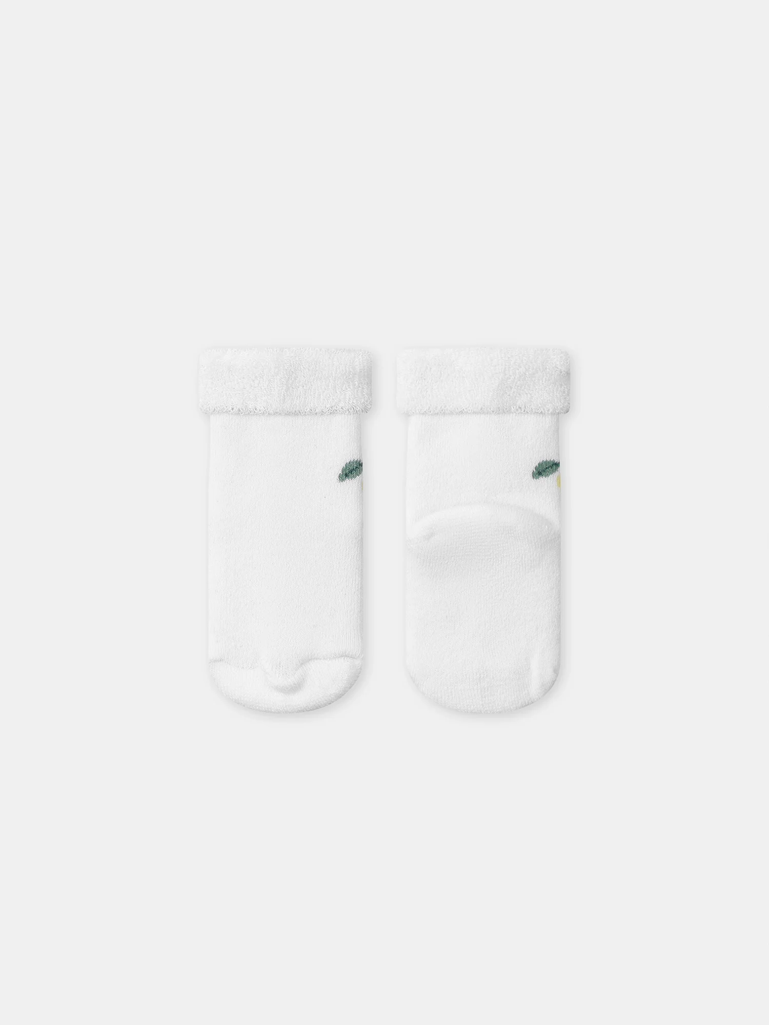 Ensemble barbotteuse imprimée citrons + chaussettes Naissance Mixte - Image 11