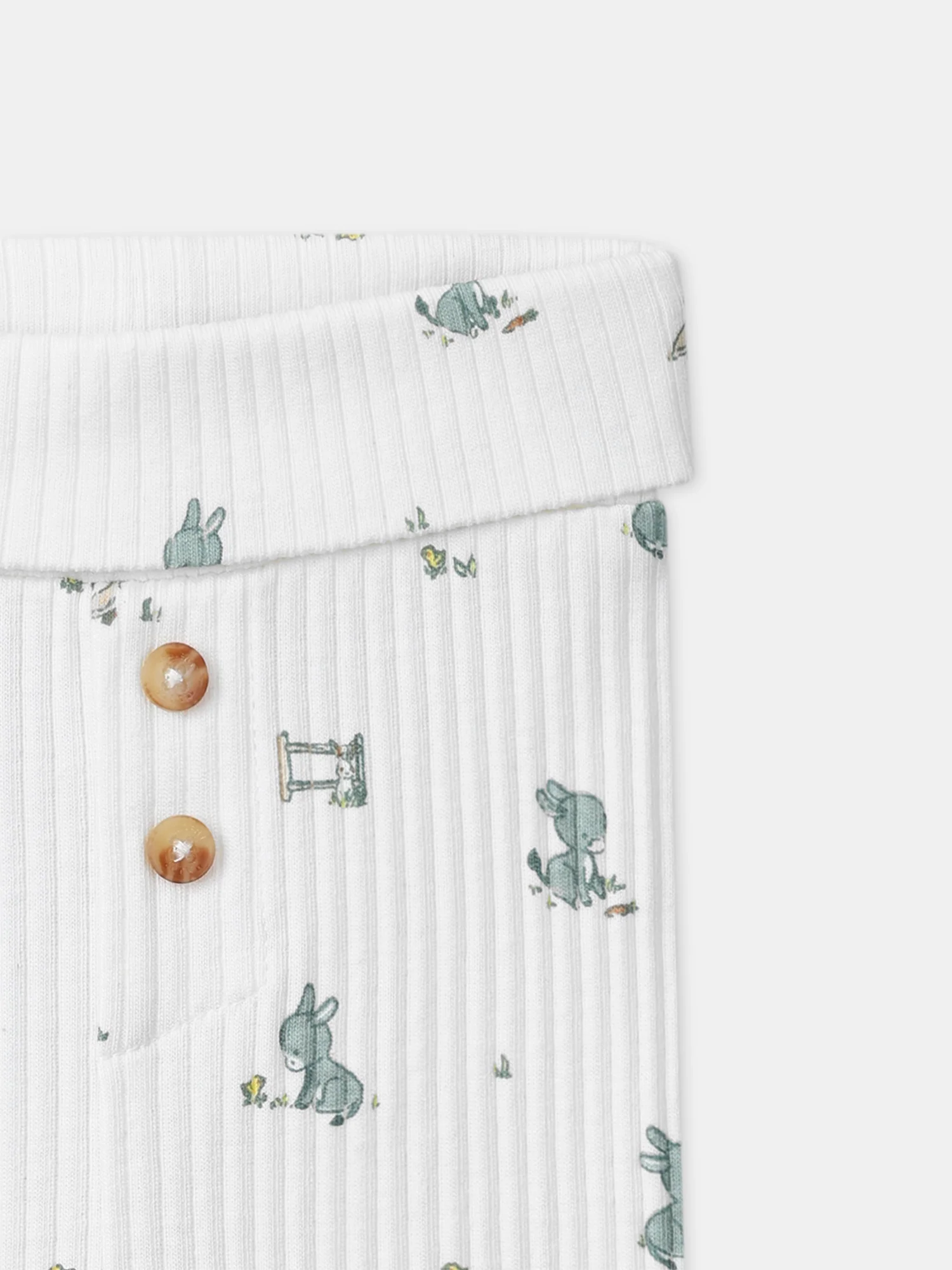 Ensemble haut bleu grisé + pantalon + chaussettes Naissance Garçon - Image 10