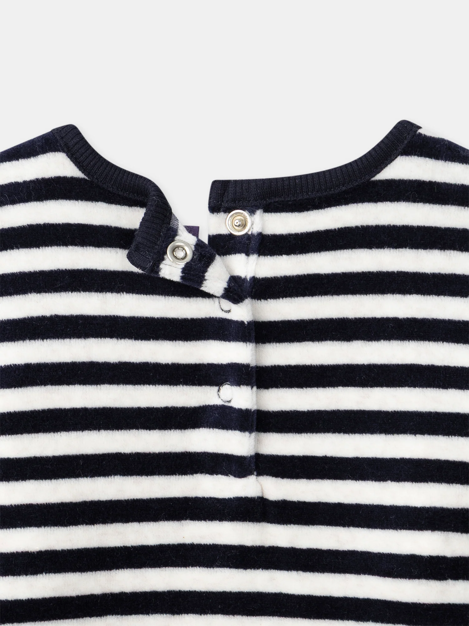 Ensemble bleu marine rêne + bonnet rouge en velours Bébé Garçon - Image 8