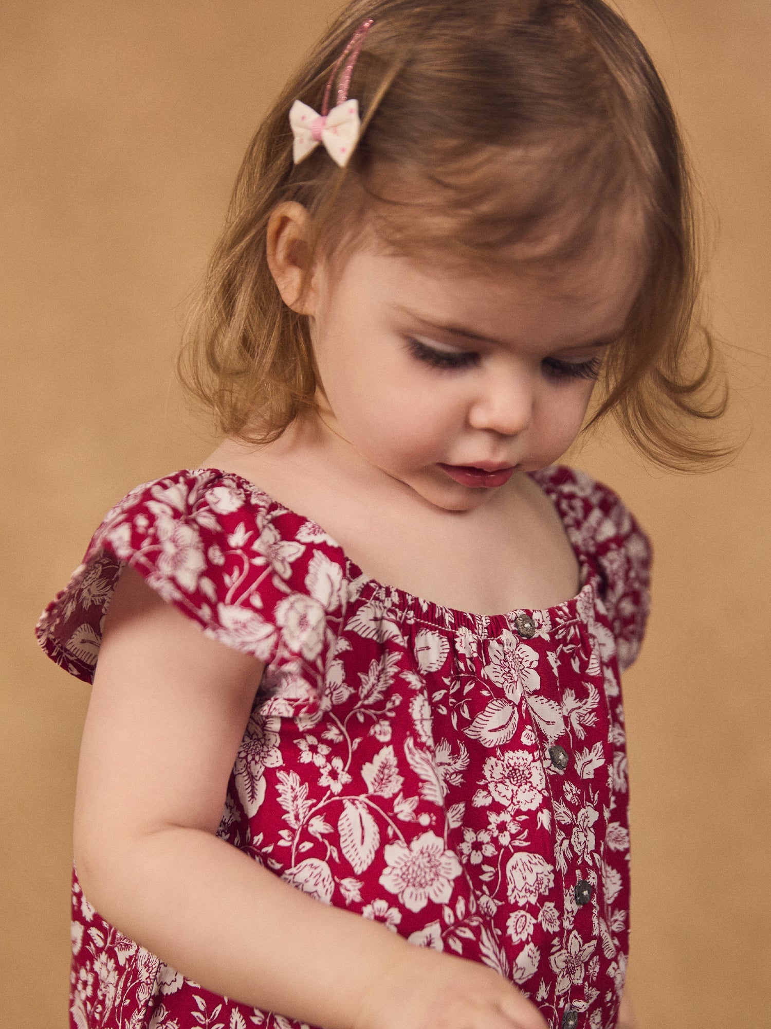 Ensemble blouse + short imprimé fleuri Bébé Fille - Image 3