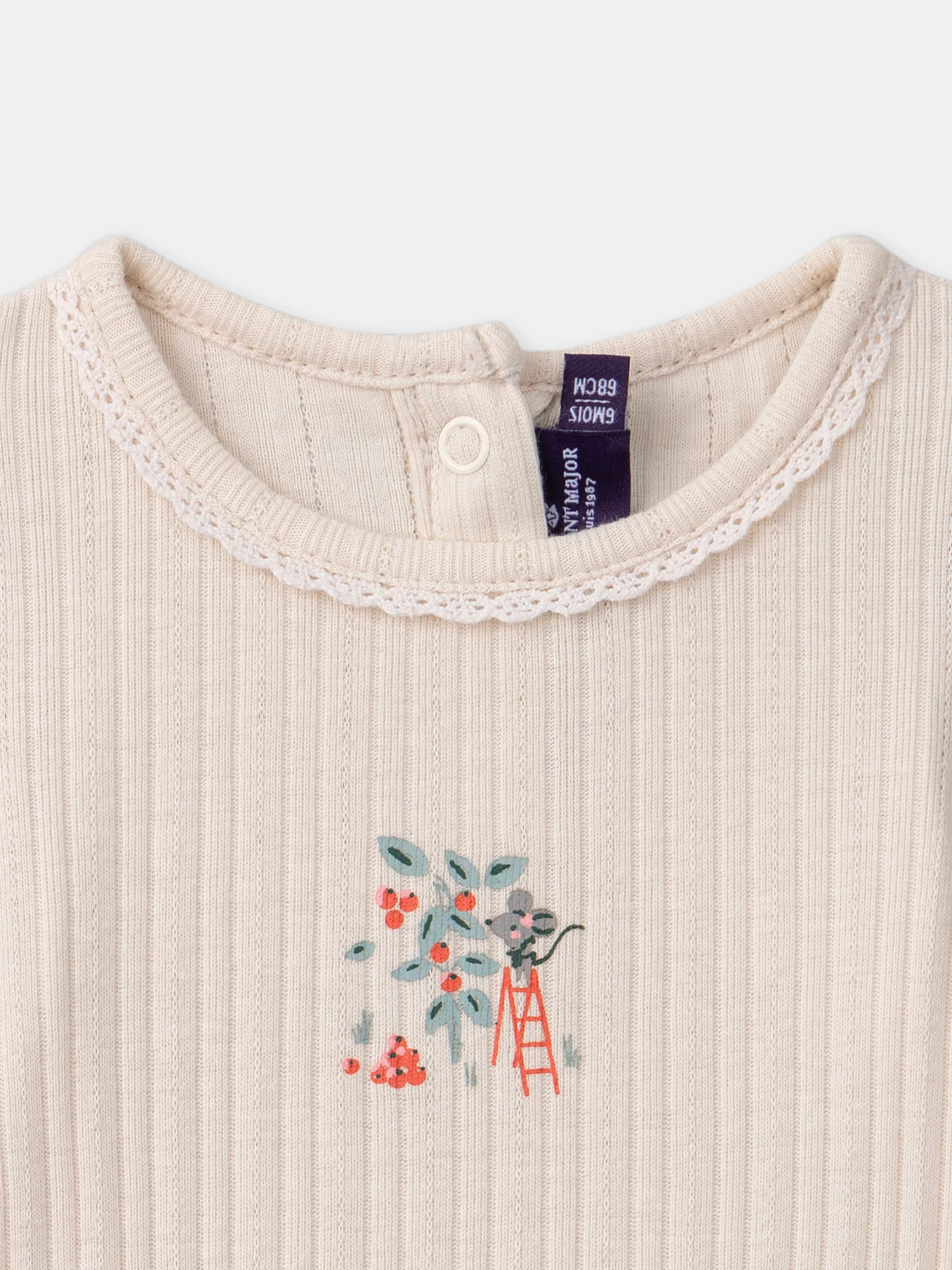 Ensemble body et chasuble fleuri - Image 4