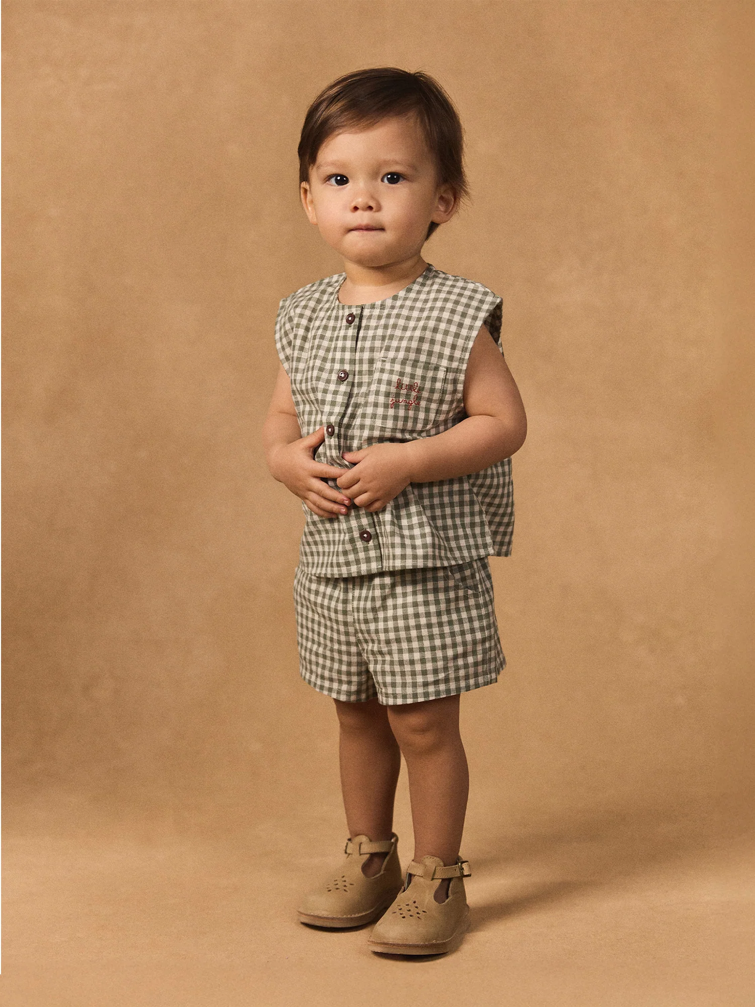 Ensemble débardeur et short vichy Bébé Garçon - Image 5