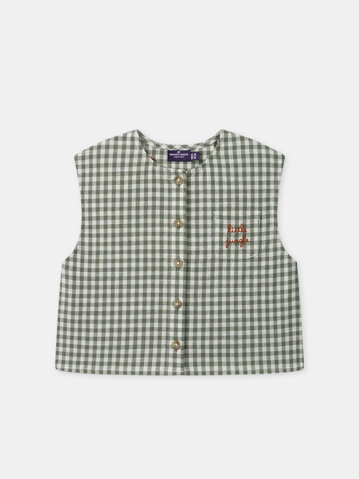 Ensemble débardeur et short vichy Bébé Garçon - Image 6