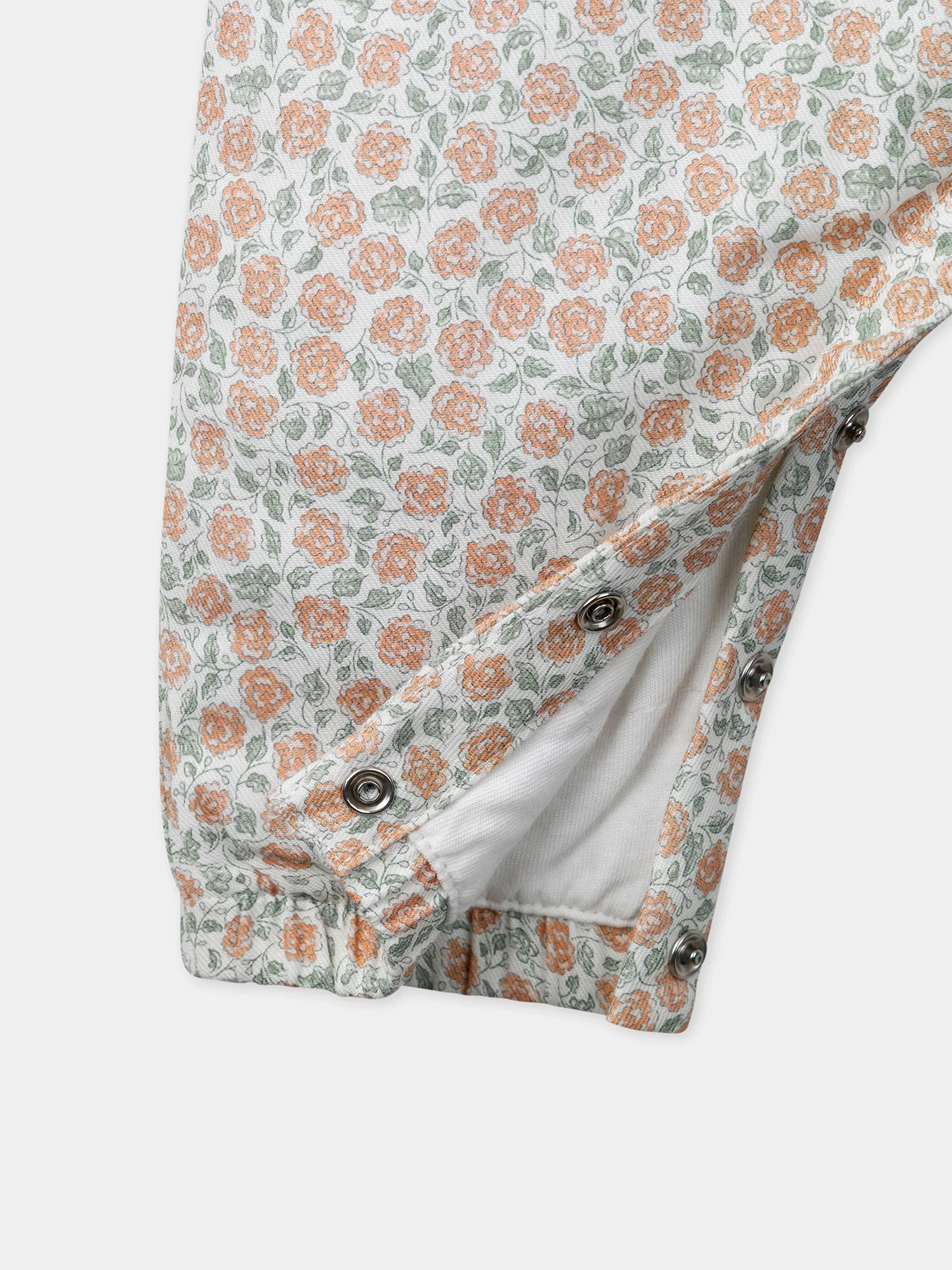 Ensemble combinaison imprimé fleuri + body + bandeau Naissance Fille - Image 4