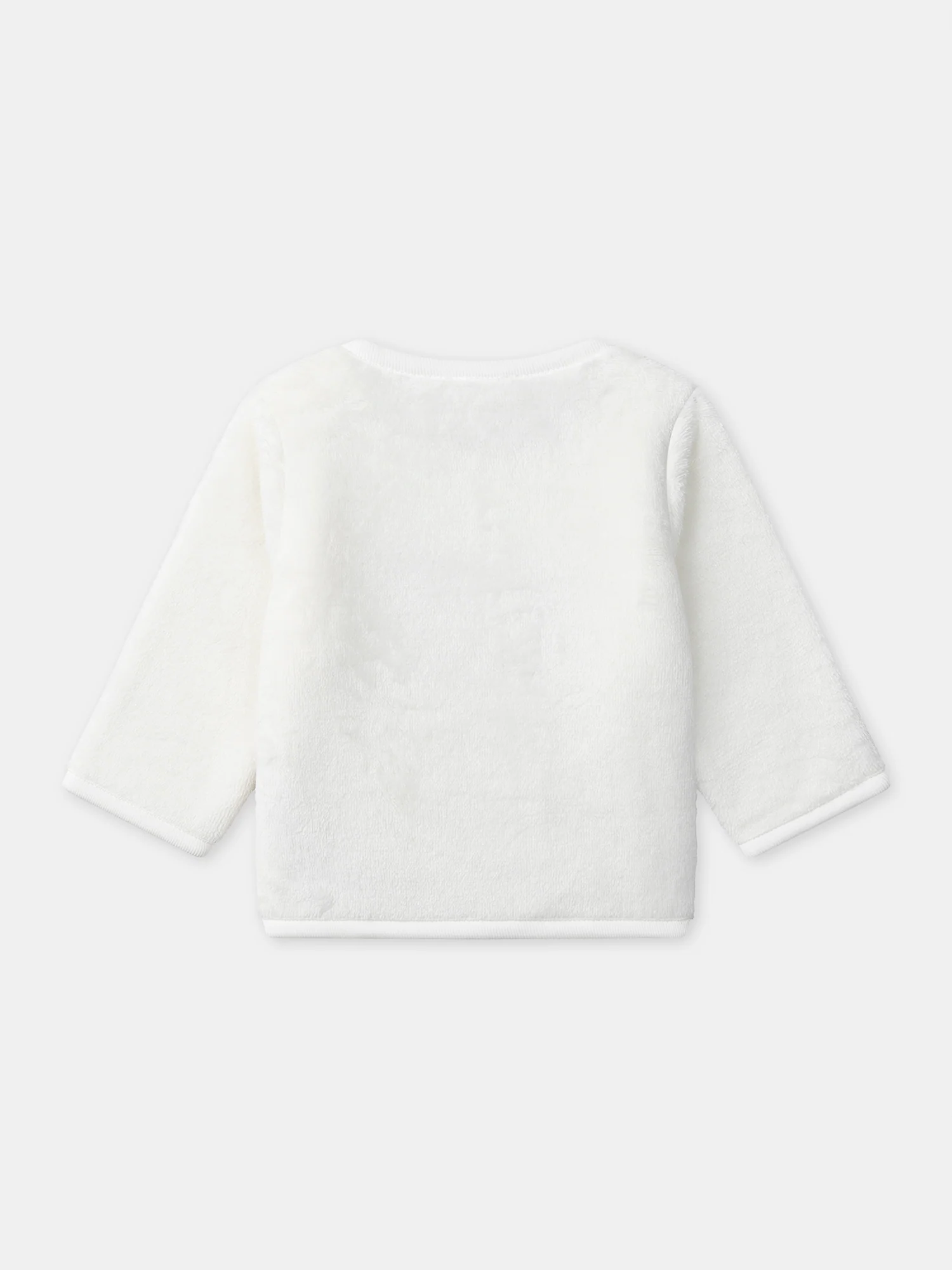 Ensemble Ensemble sweat blanc + pantalon + chaussettes Naissance Mixte - Image 4